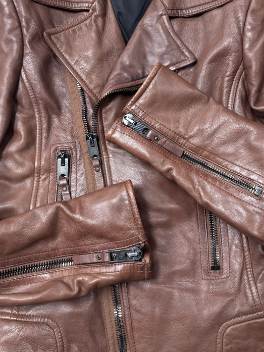 AW2010 Balenciaga by Nicholas Ghesquiere Lambskin Leather Jacket