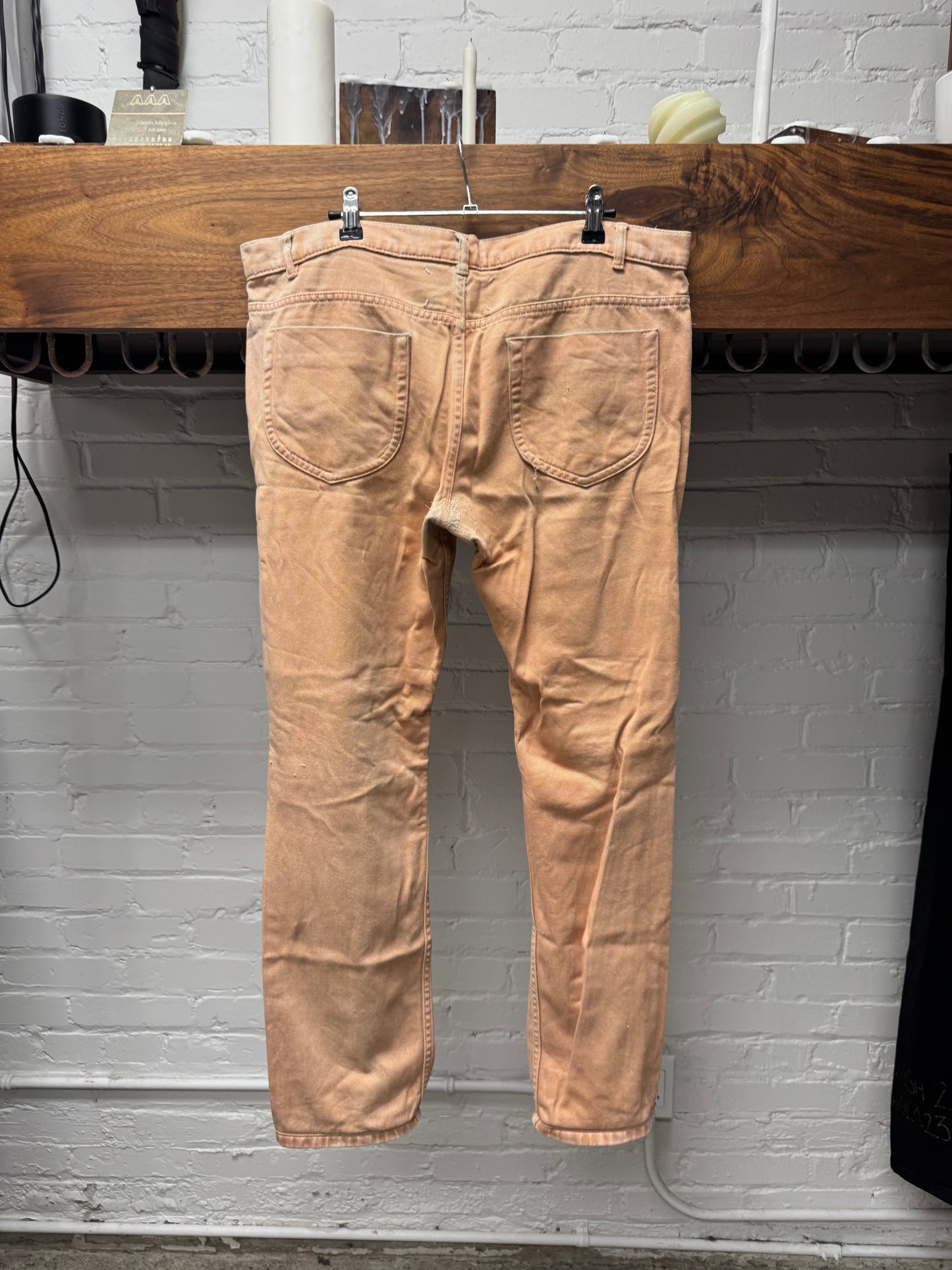 Maison Margiela ‘Rose Orange’ Skinny Jeans