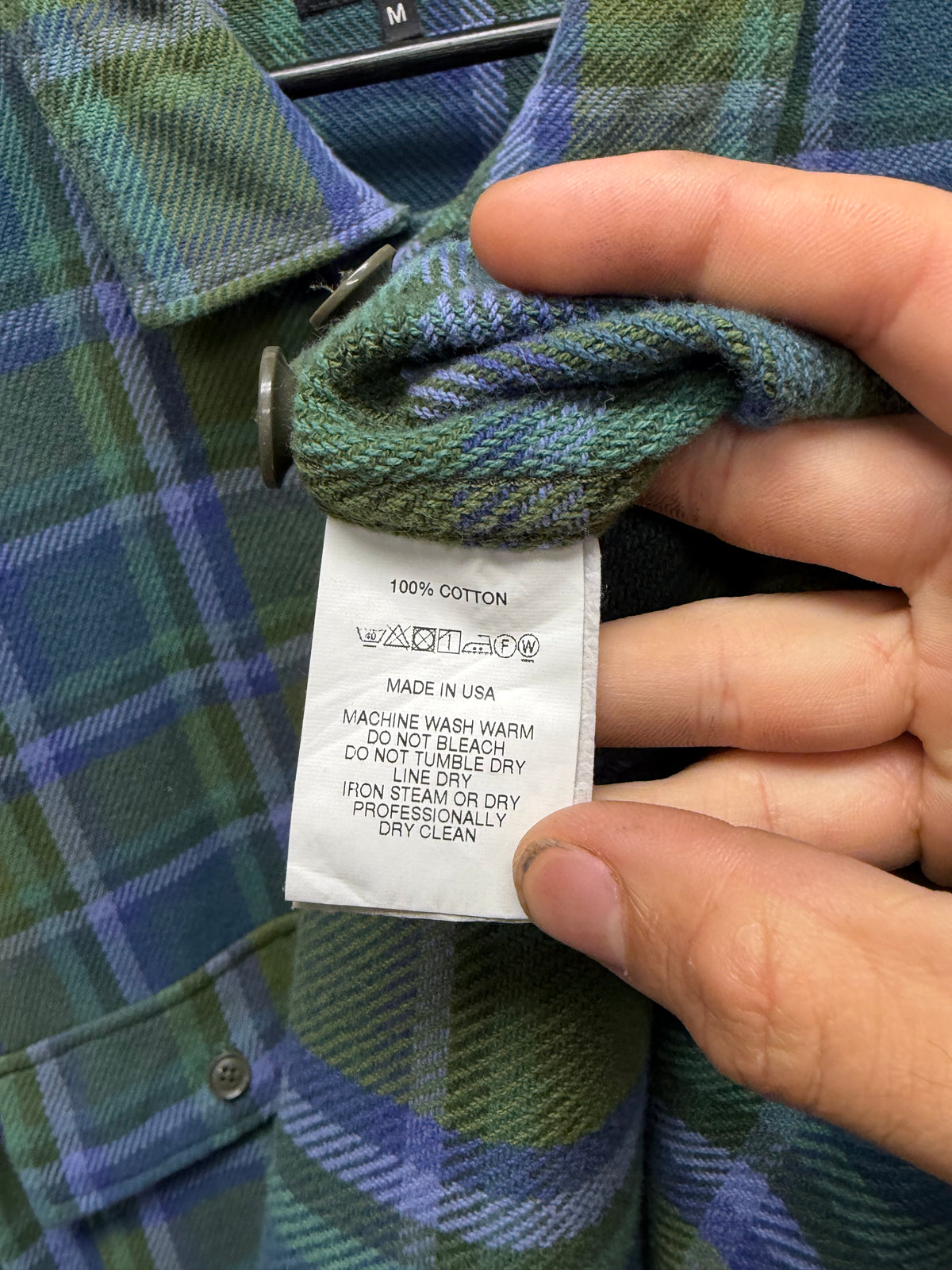 AW2023 Engineered Garments ‘Heavy Twill’ Plaid Cargo Shirt Jacket