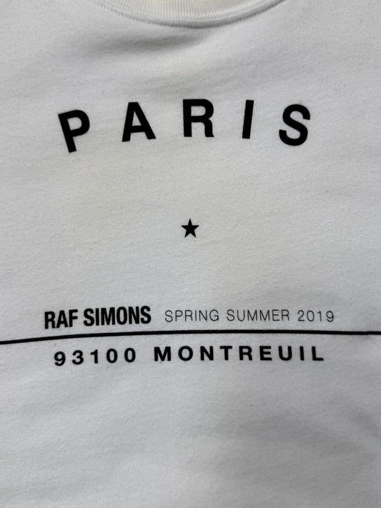 2019 Raf Simons ‘Paris’ T-Shirt