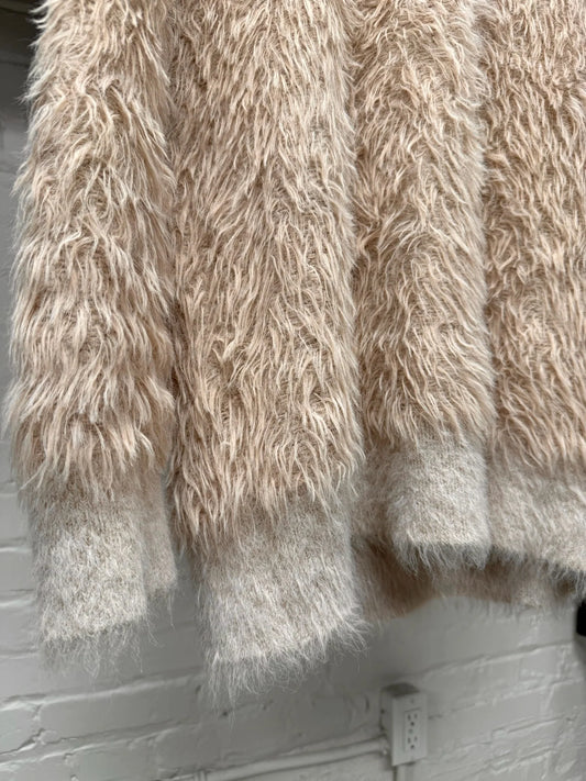 Number Nine Shag Mohair ‘Oatmeal’ Brown Sweater