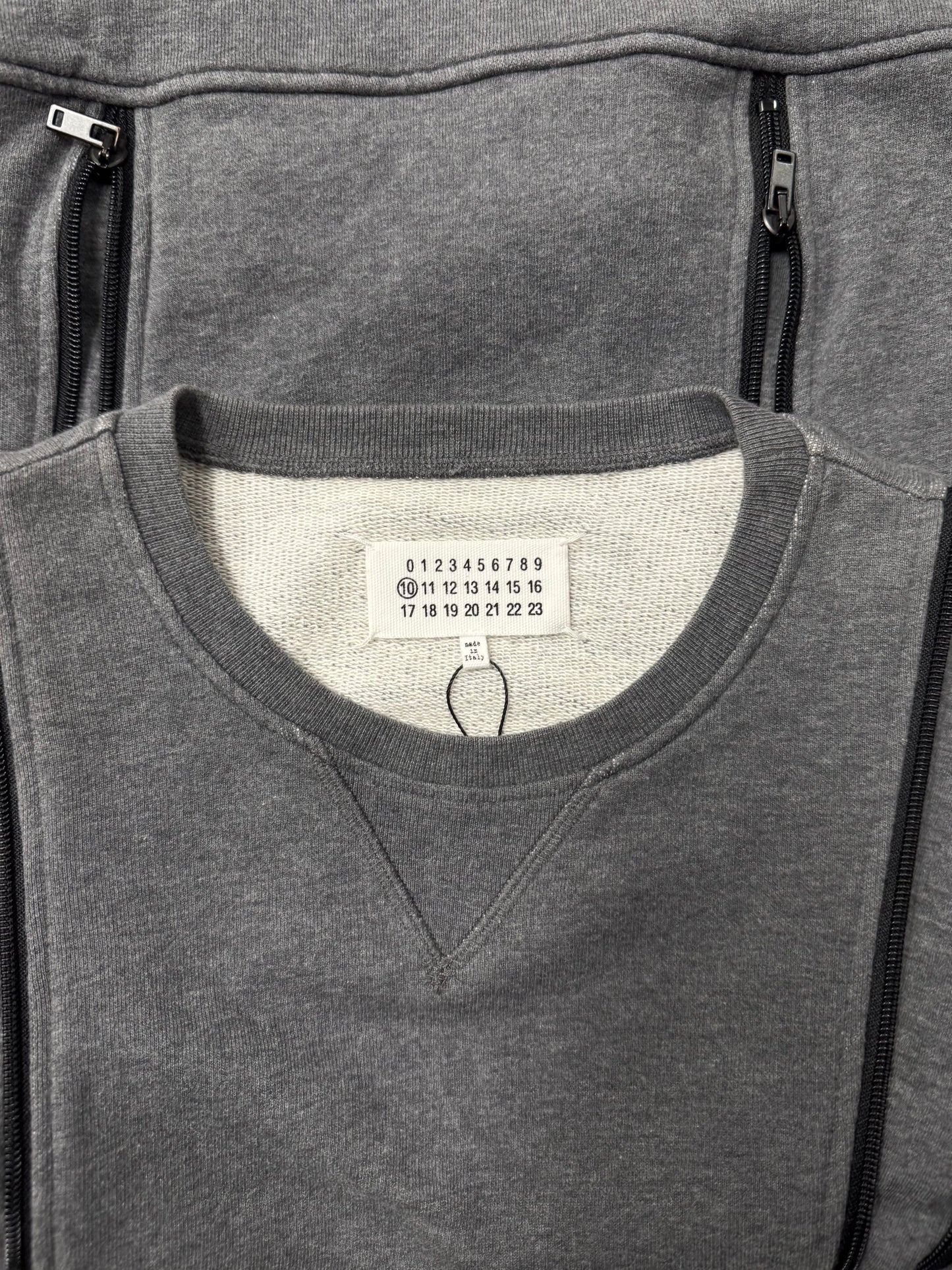 SS2016 Maison Margiela ‘Double Zip’ Expandable Sweatshirt