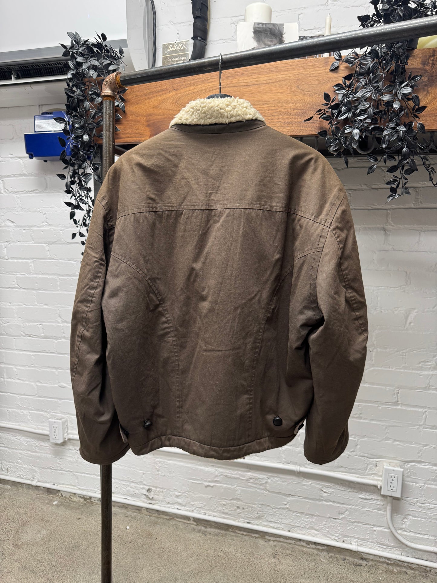 Vintage 80s Yohji Yamamoto ‘Y’s For Men’ Shearling Shawl Coat