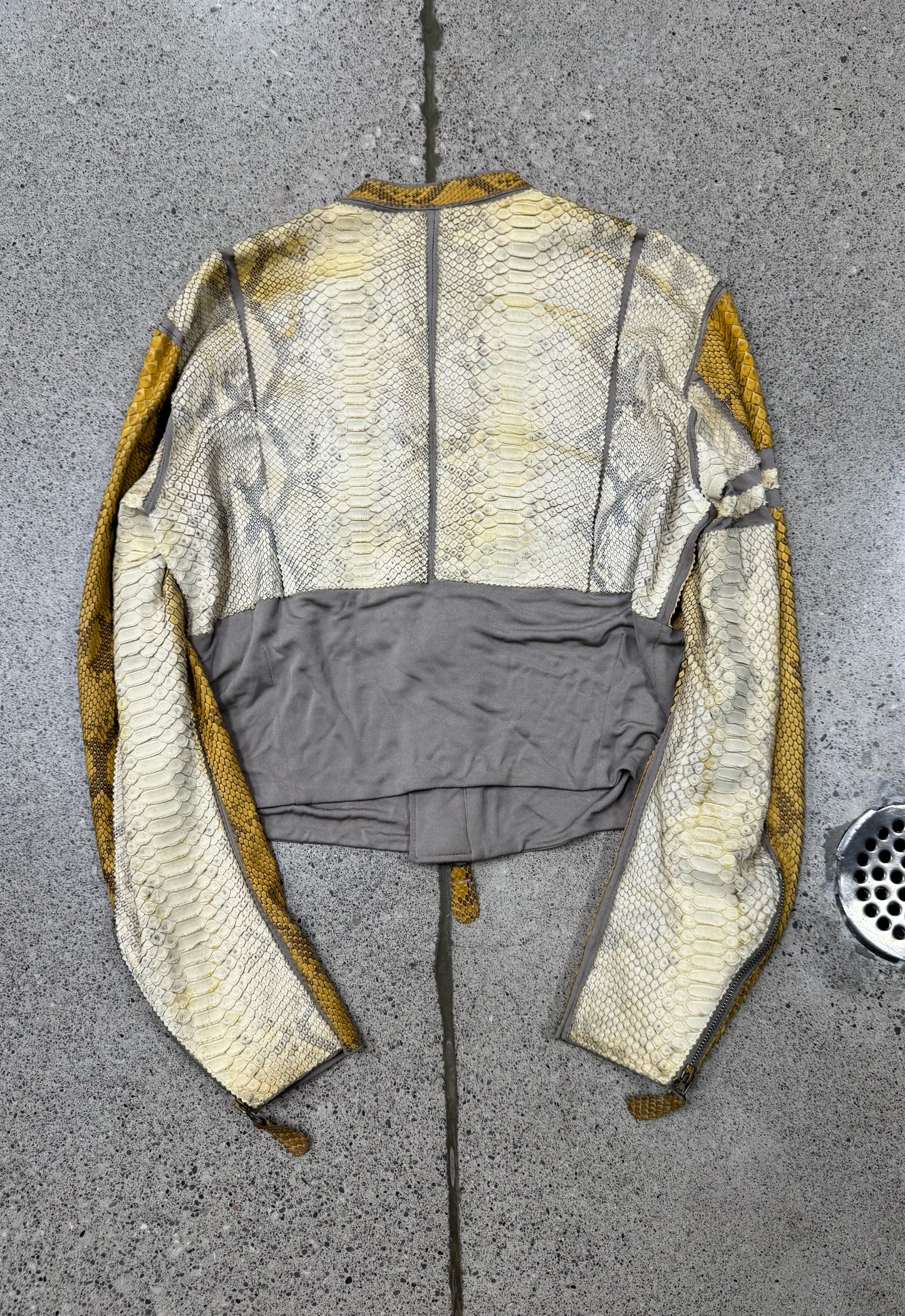 Vintage Jean Paul Gaultier ‘Gaultier²’ Genuine Python Leather Jacket.