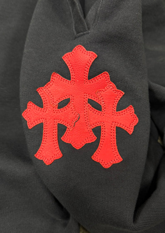 Chrome Hearts ‘Paperjam’ Triple Cross Patch Sweatpants