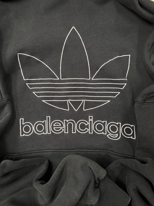 AW2022 Balenciaga x Adidas Heavyweight Cotton Oversized Hoodie