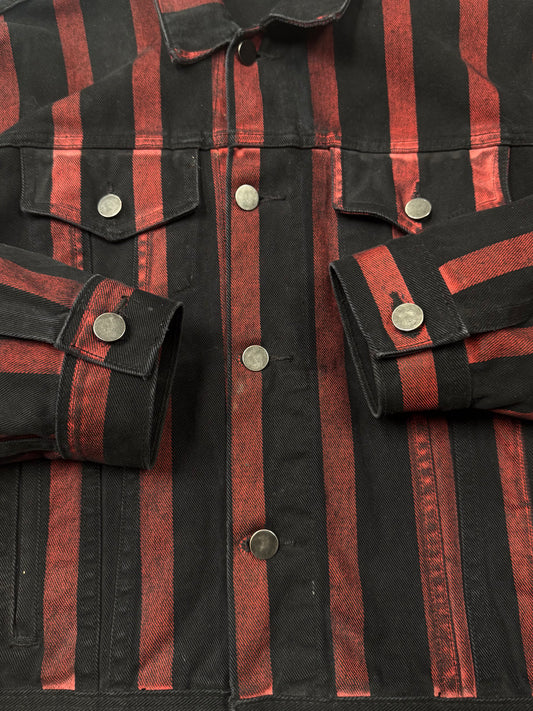 Bare Knuckles ‘V1’ Painted Denim Trucker Jacket