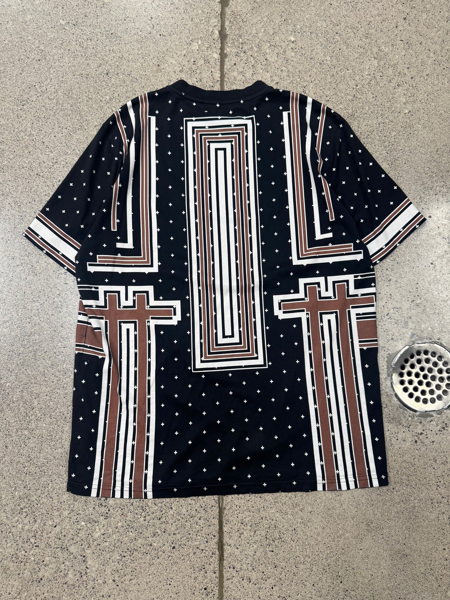 2015 Givenchy by Ricardo Tisci ‘Crosses’ Graphic T-Shirt