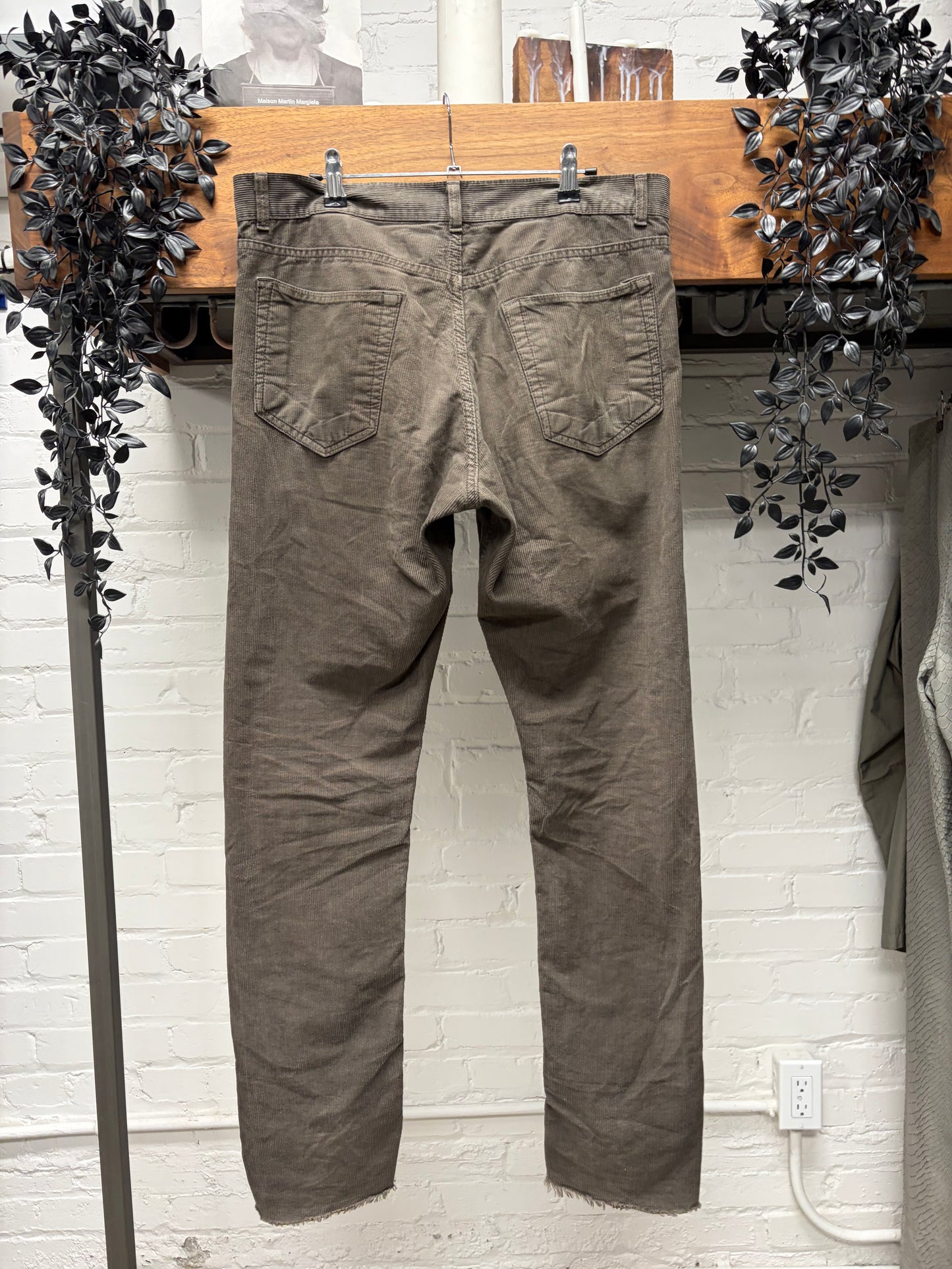 AW2007 Rick Owens ‘Exploder’ Dust Corduroy ‘Detroit Cut’ Denim