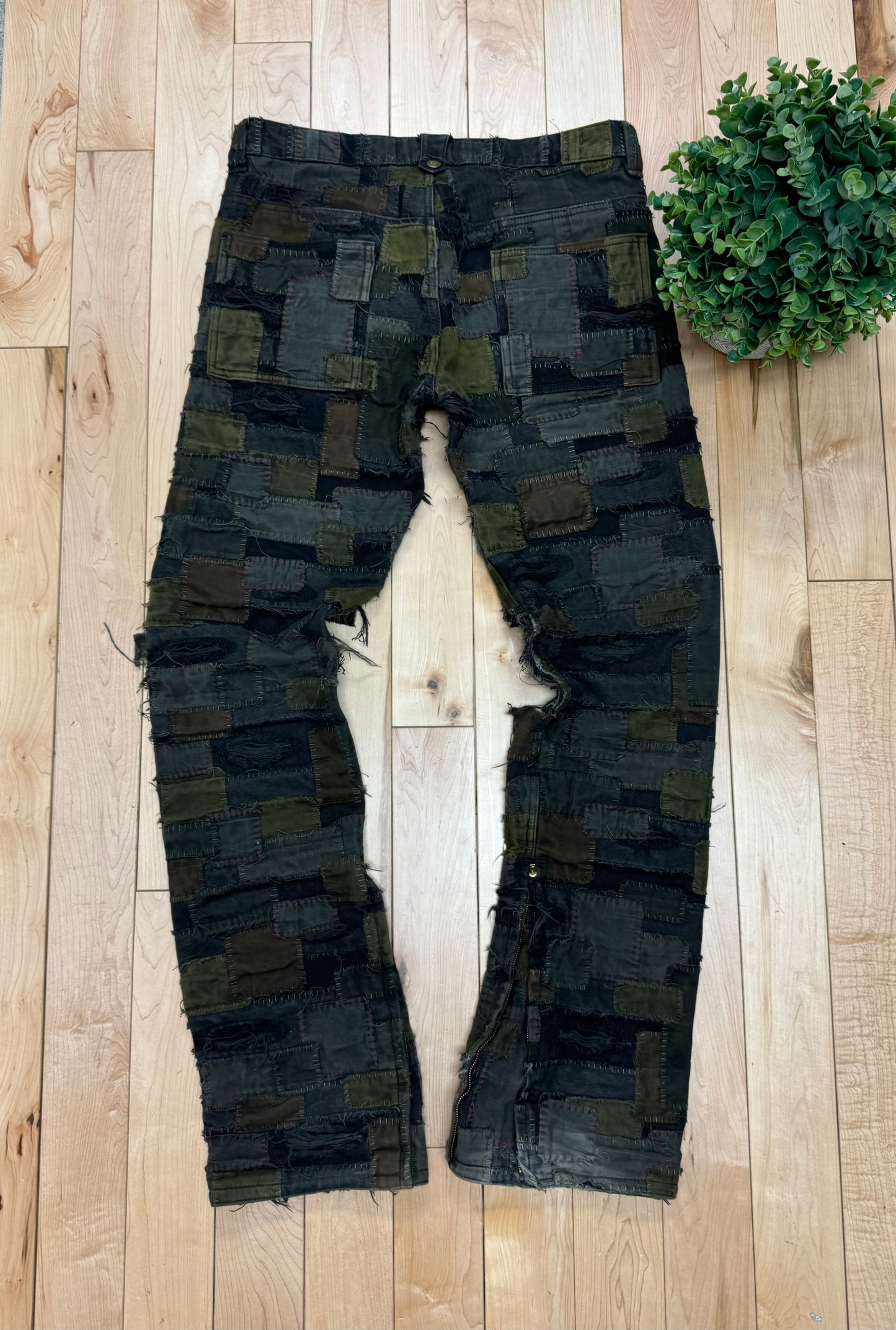 Blackmeans Crust Punk Repaired ‘Scab’ Denim