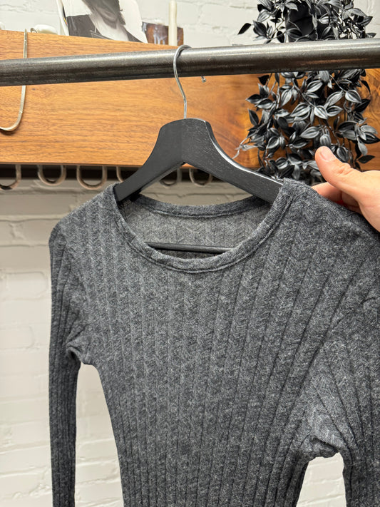 Yohji Yamamoto Y’s Ribbed Wool Stretch Long Sleeve