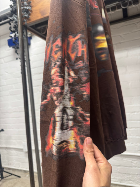 AW2016 Givenchy by Ricardo Tisci ‘Metal’ Reconstructed Sweatshirt