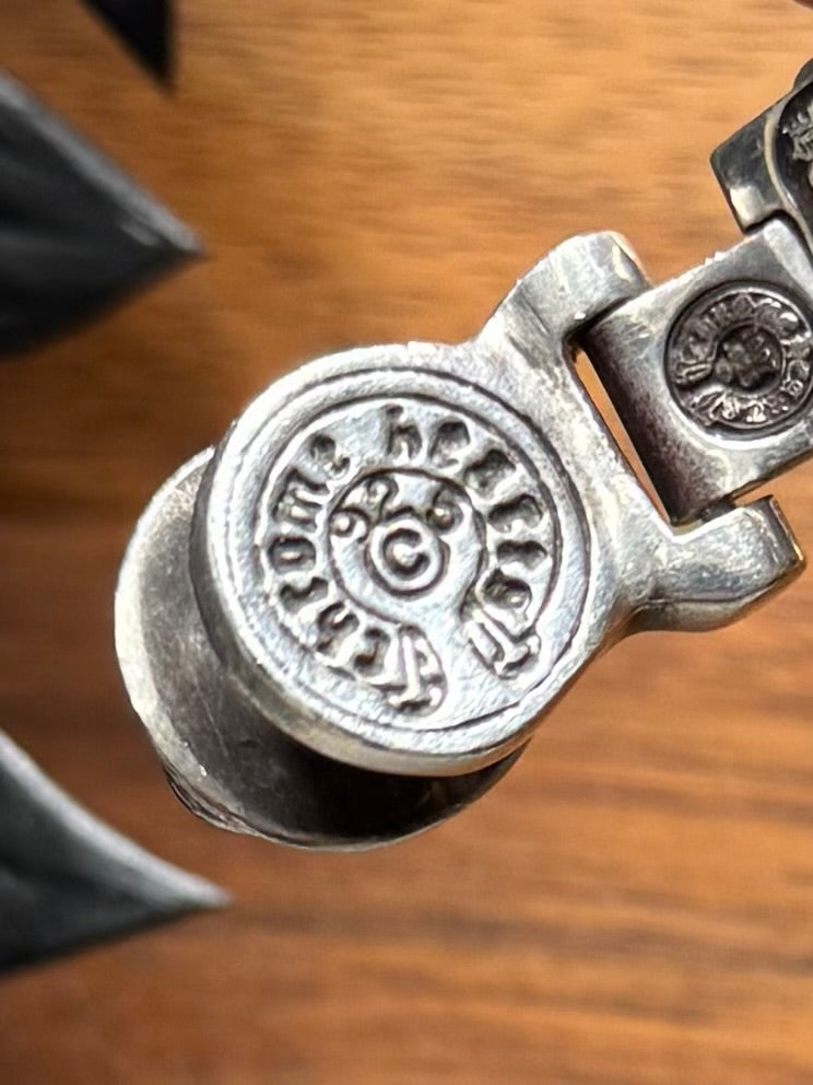 Chrome Hearts ‘H-Link’ Claw/Fleur De Lis 925 Silver ‘Lobster Clasp’ Bracelet