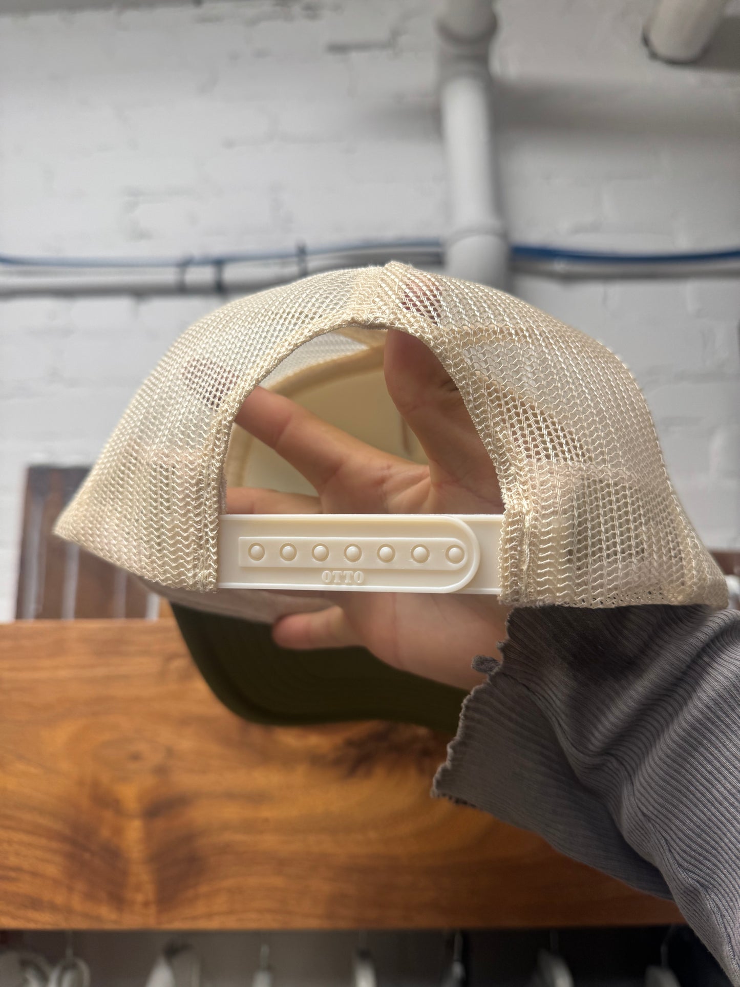 Kapital Kountry Green/Tan Mesh Trucker Hat