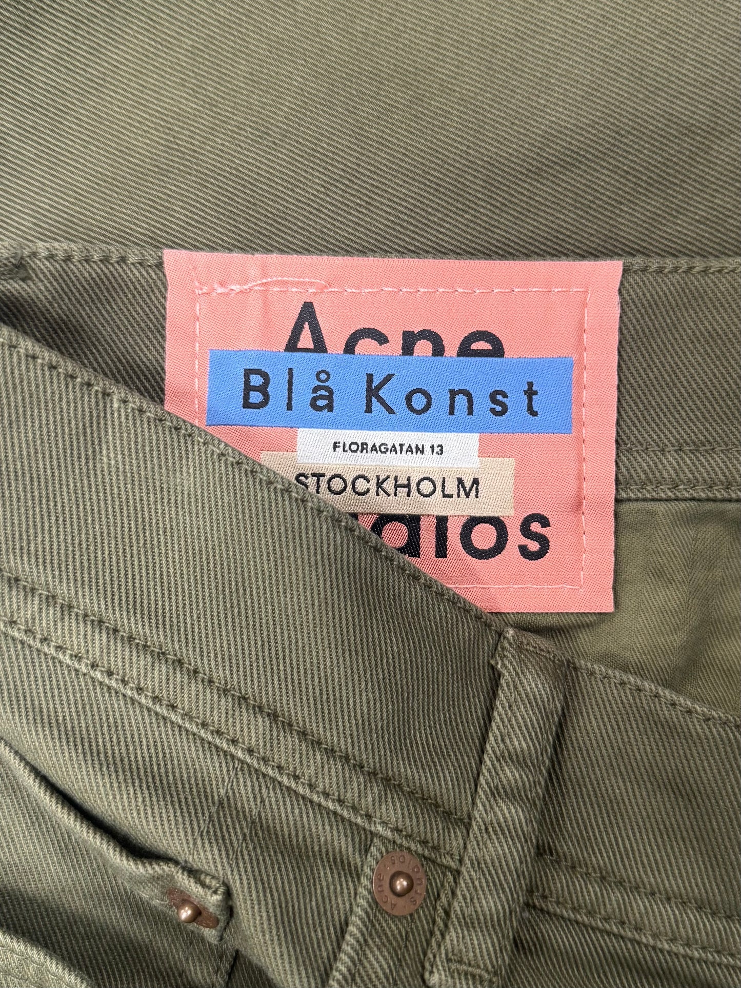 2018 Acne Studios ‘North’ Denim