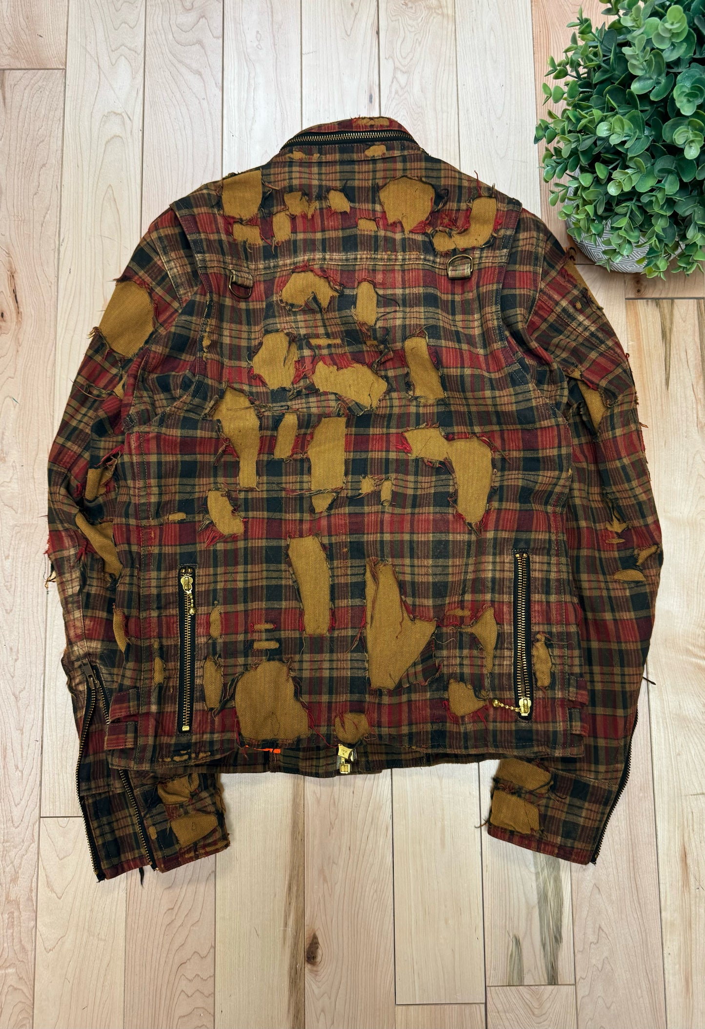 Blackmeans ‘Crust Punk’ Thrash Distressed Scab Jacket