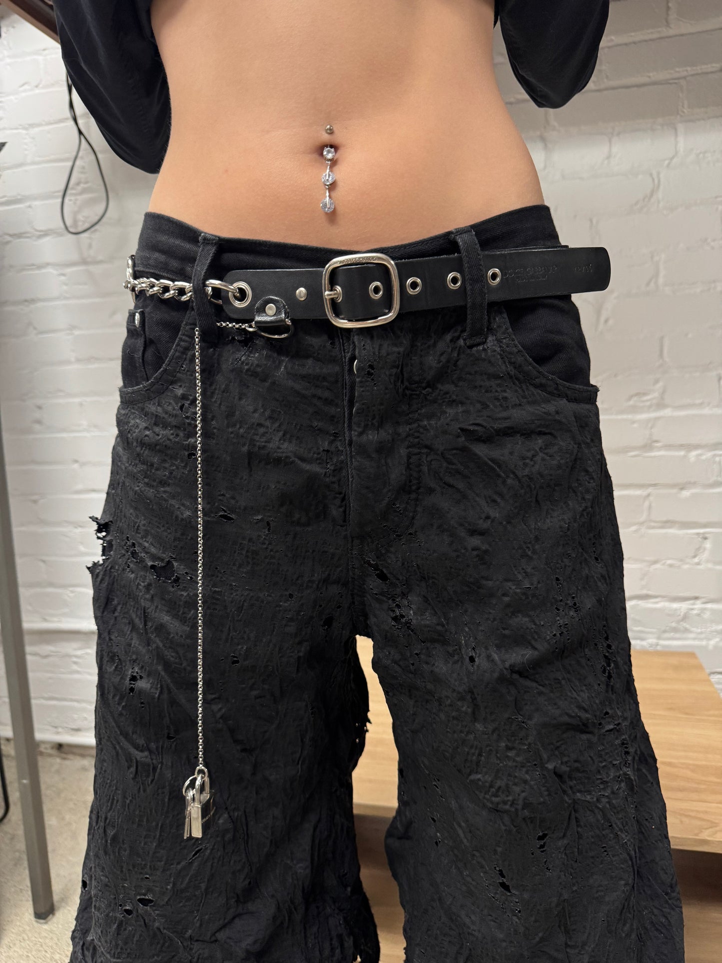 SS2003 Dolce & Gabbana ‘Sex & Love’ Lock & Key Padlock Belt