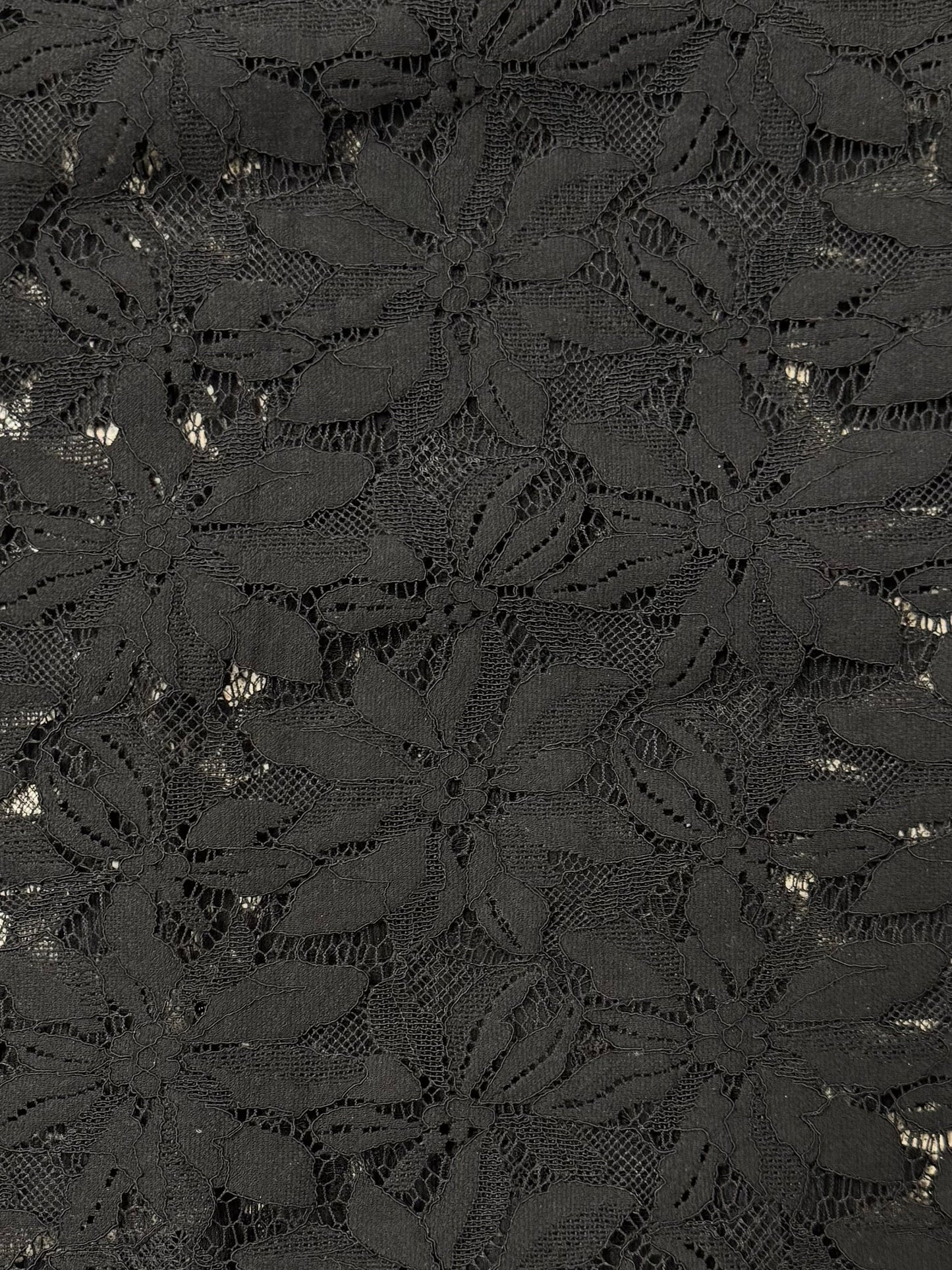 Needles Black Lace Camp Collar Shirt
