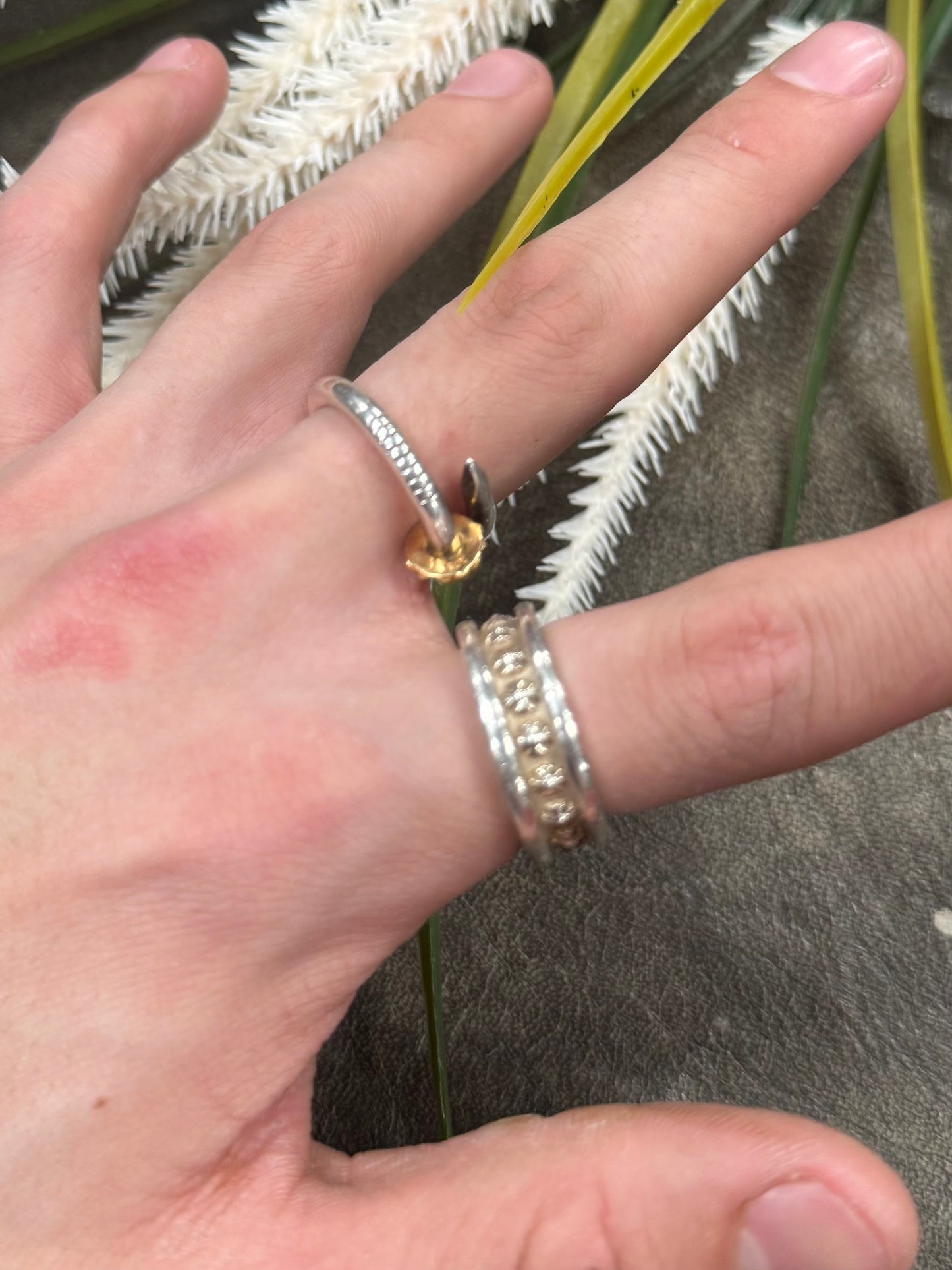 Chrome Hearts 22K Gold ‘Nail’ Ring