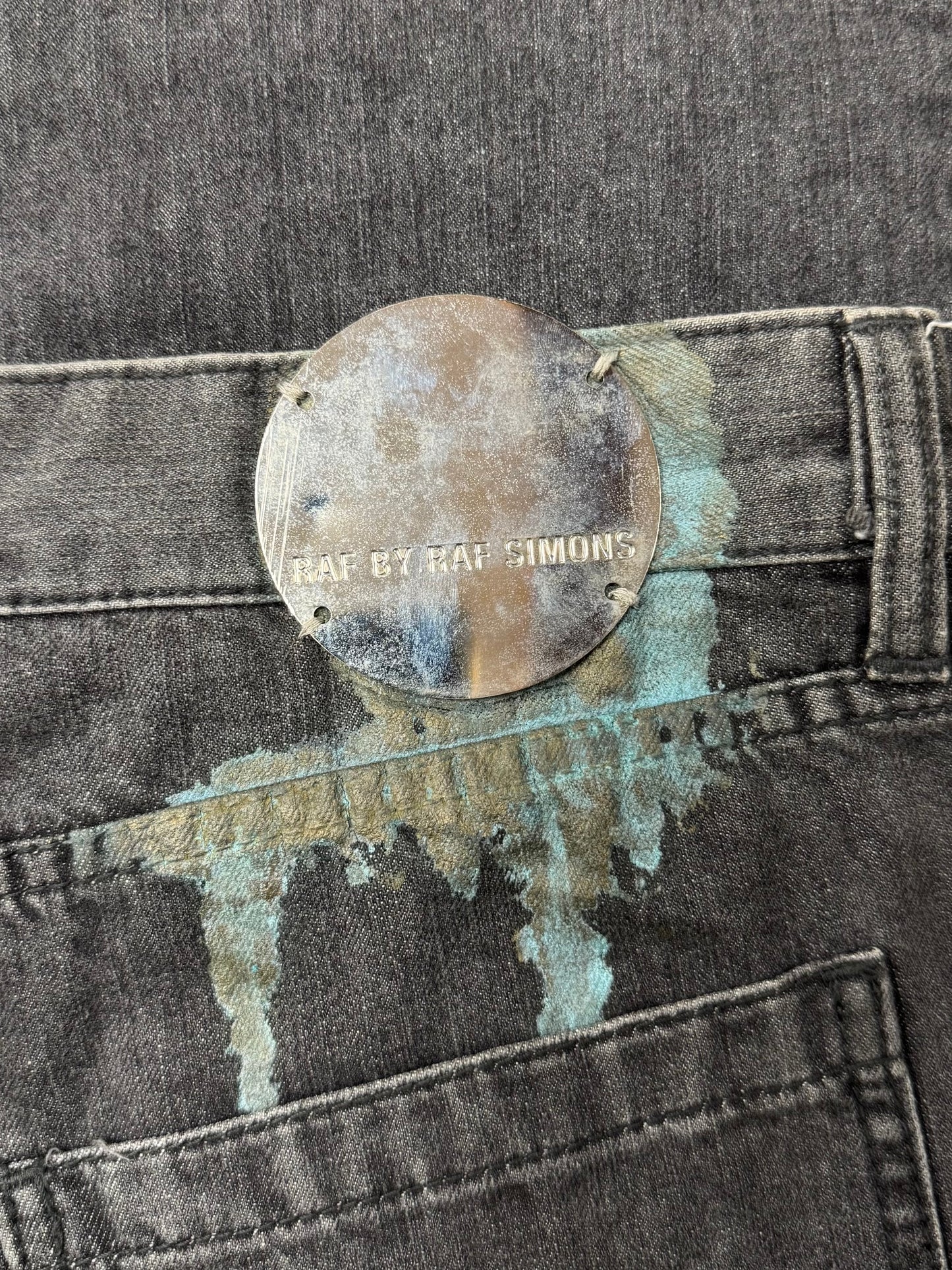 Raf by Raf Simons ‘Paint Drip’ Denim
