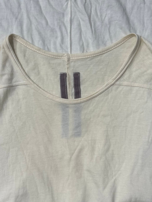 SS2016 Rick Owens ‘Milk’ White Level T-Shirt
