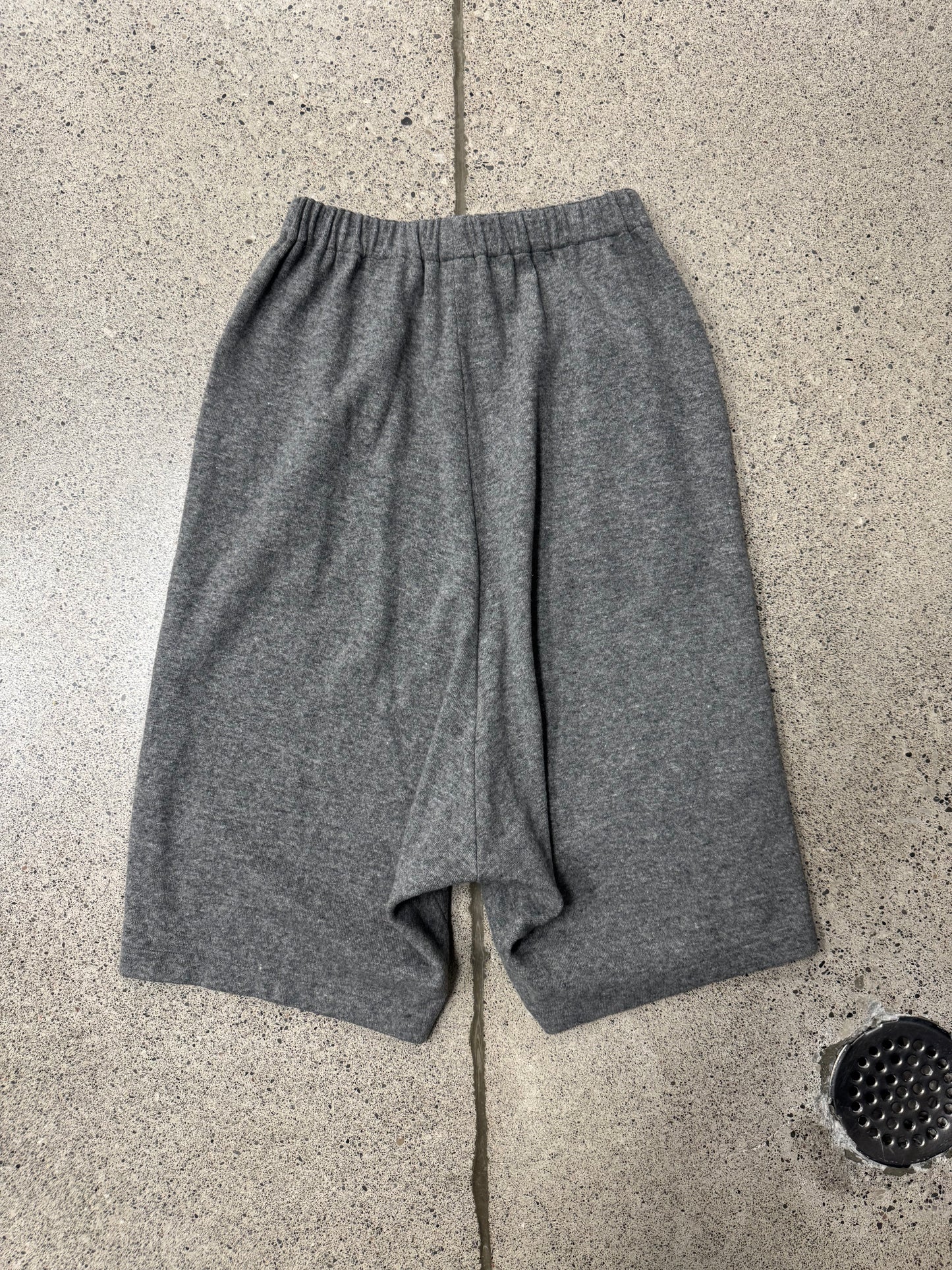 Comme Des Garçons 3/4 Length Drop Crotch Sweat Shorts