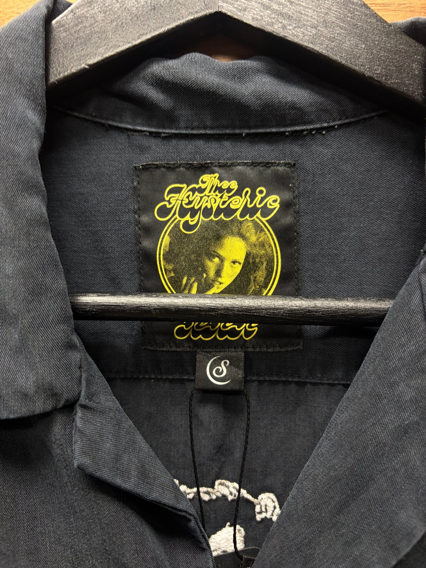 Hysteric Glamour ‘Showgirl’ Embroidered Camp Collar Shirt