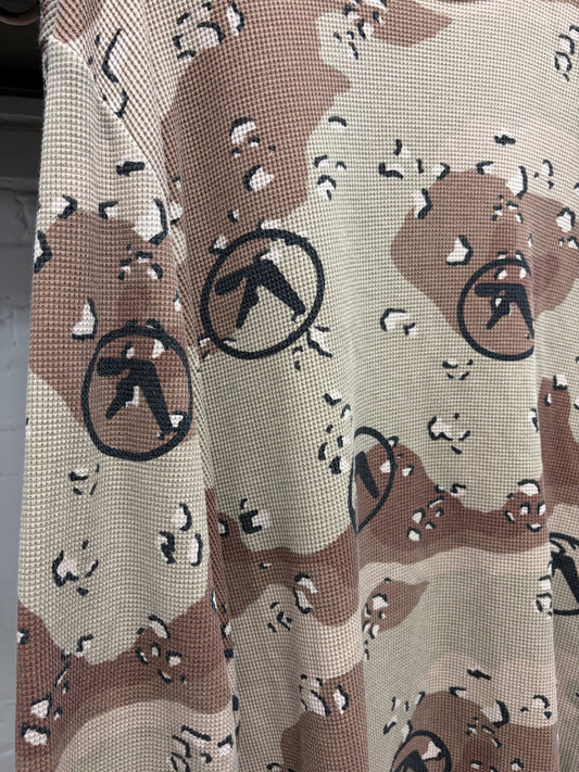 SS2025 Supreme x Aphex Twin Themal ‘Desert Camo’ Long Sleeve Shirt