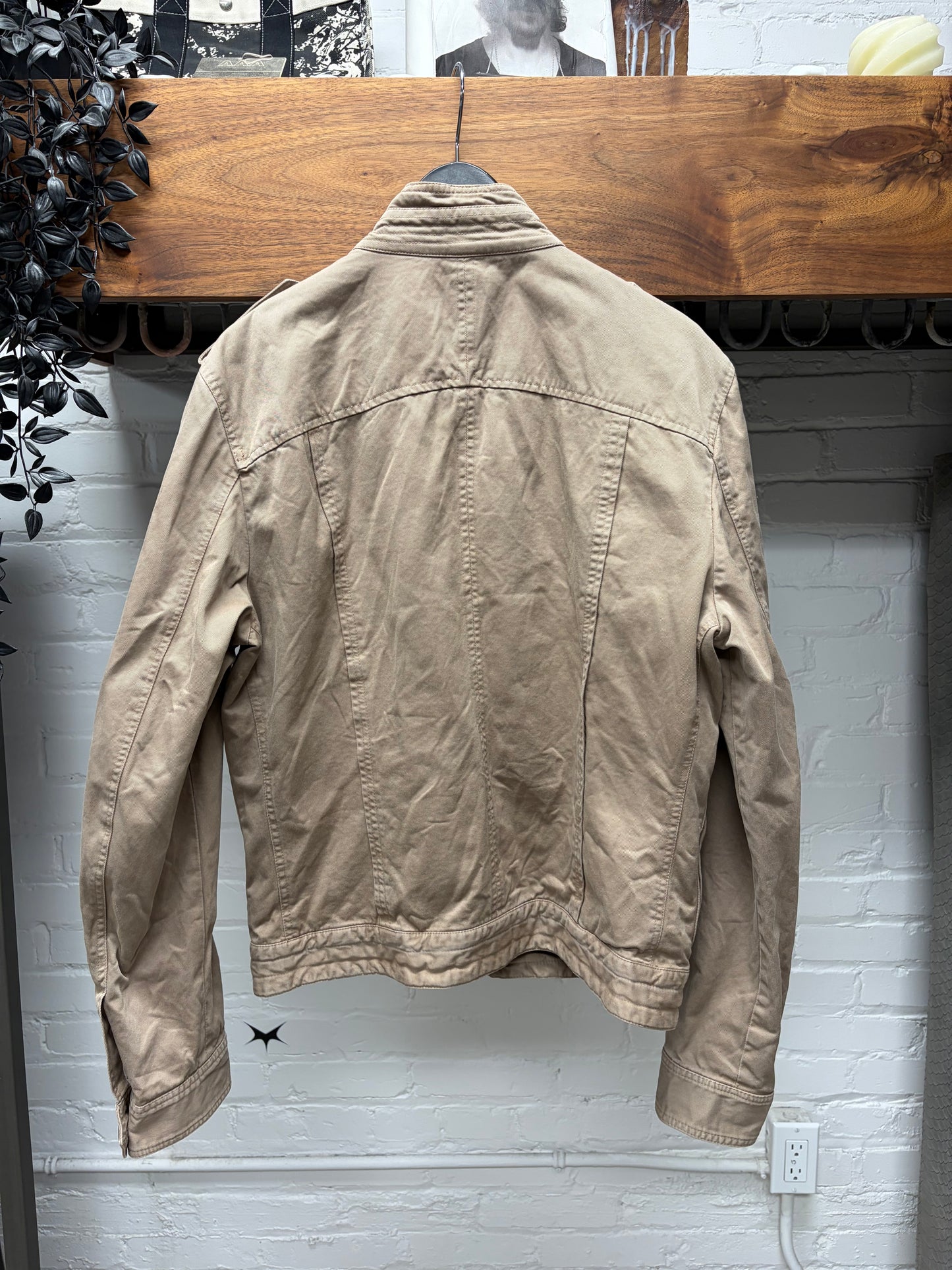 Dolce & Gabbana Military Inspired Heavy Cotton Cargo Jacket