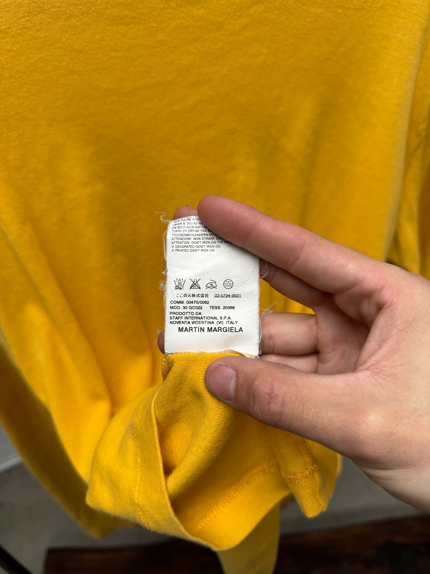 AW2006 Maison Martin Margiela ‘I Don’t Smoke’ Reversible Graphic T-Shirt