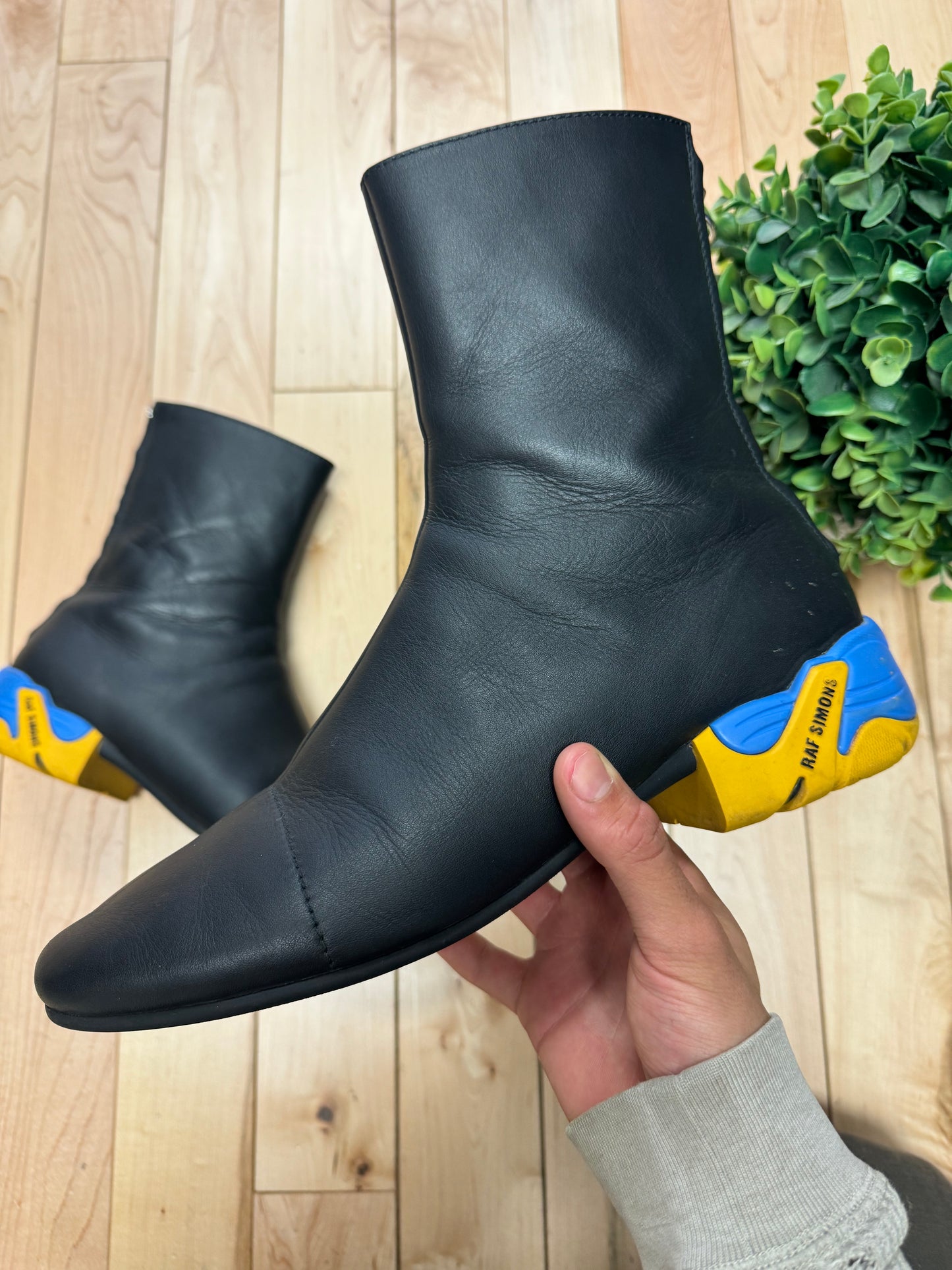 SS2021 Raf Simons ‘Cyclon’ Leather Boots