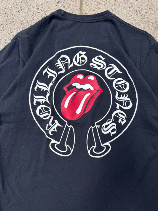 Chrome Hearts x Rolling Stones Horseshoe ‘Tongue & Lips’ Shirt