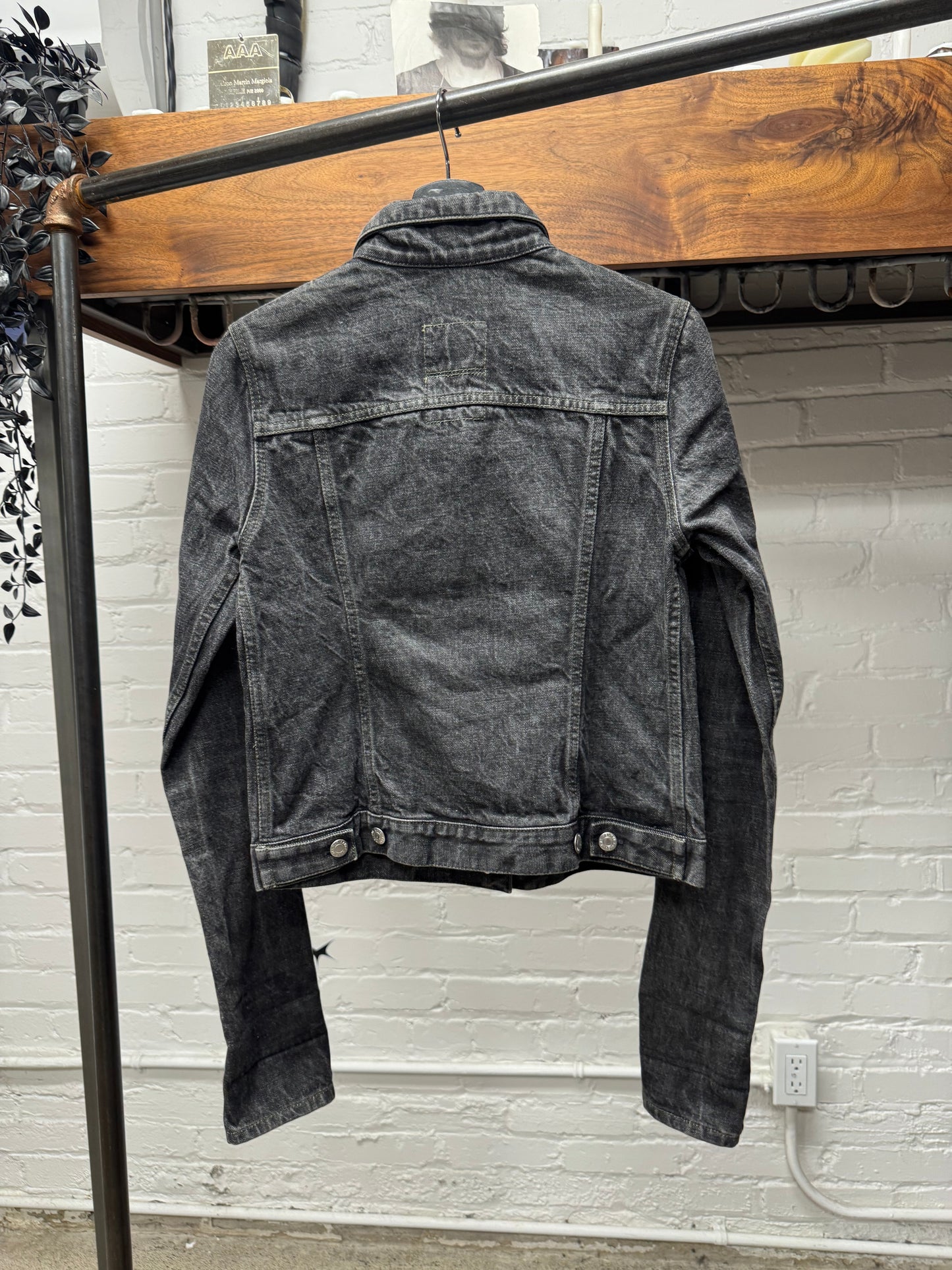 1997 Helmut Lang ‘Extended Arm’ Grey Denim Trucker Jacket