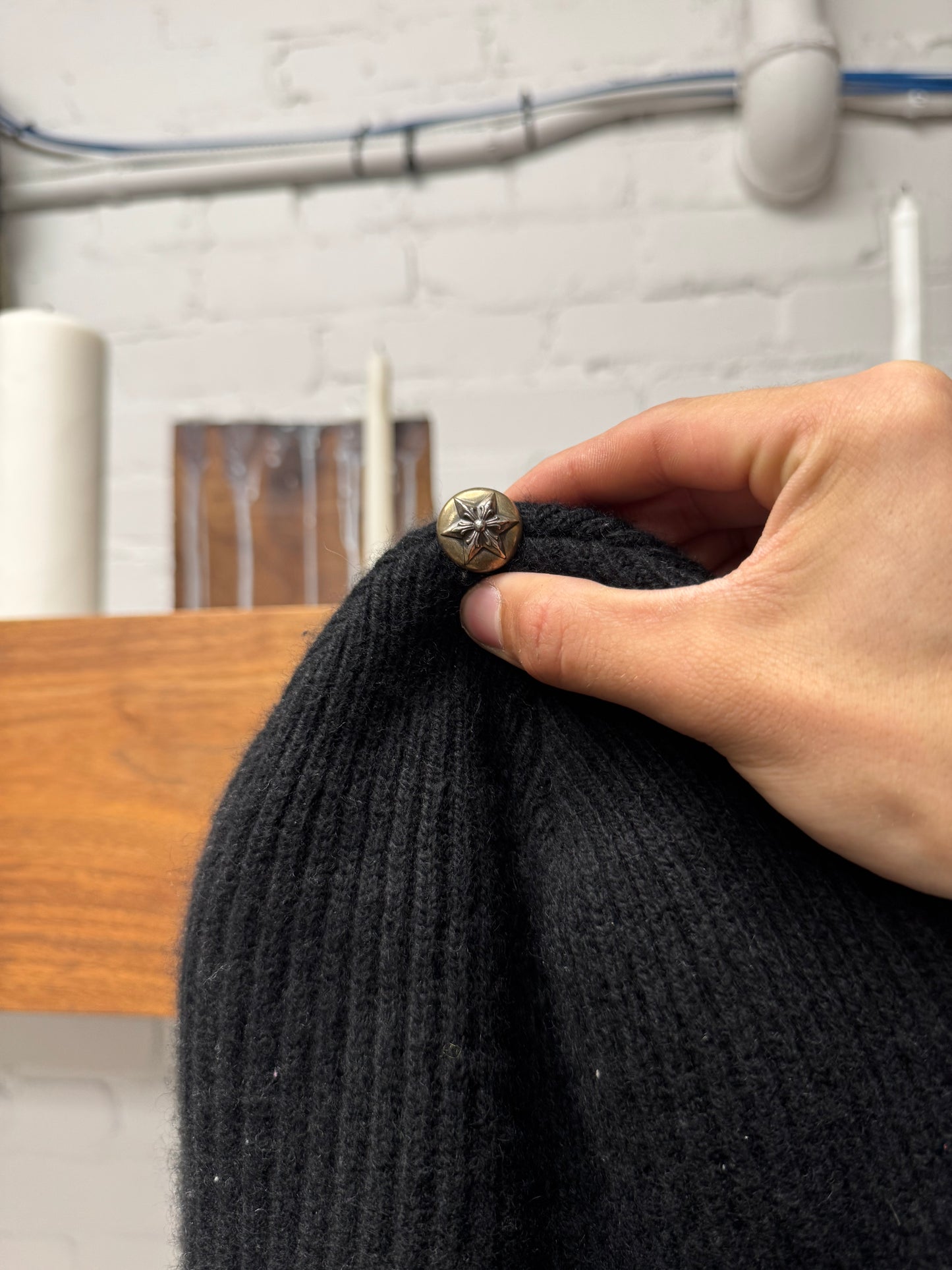 Chrome Hearts ‘Big Daddy’ Cashmere ‘NYC’ Beanie