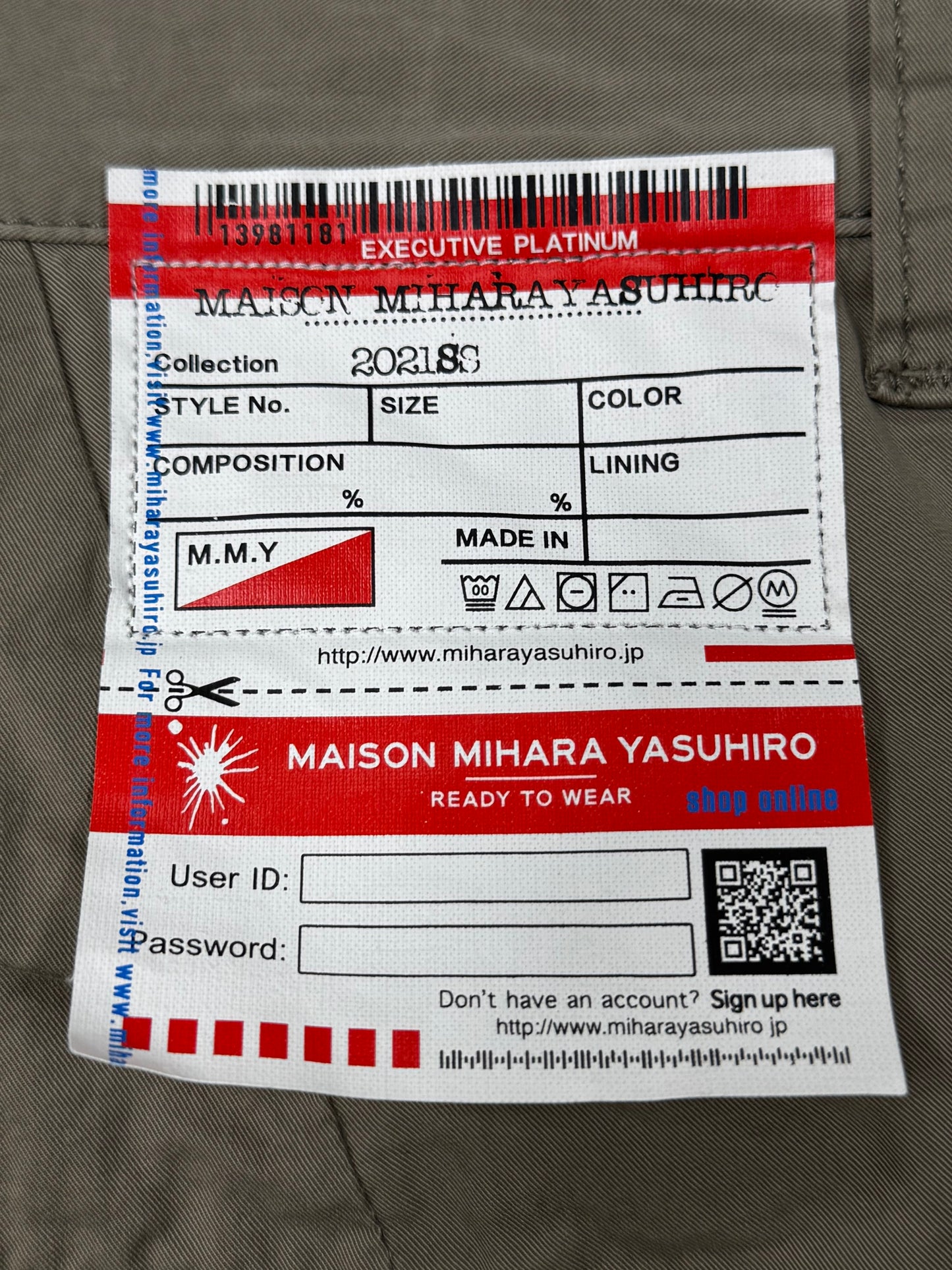 SS2021 Mihara Yasuhiro Reconstructed Military Cargo Shorts
