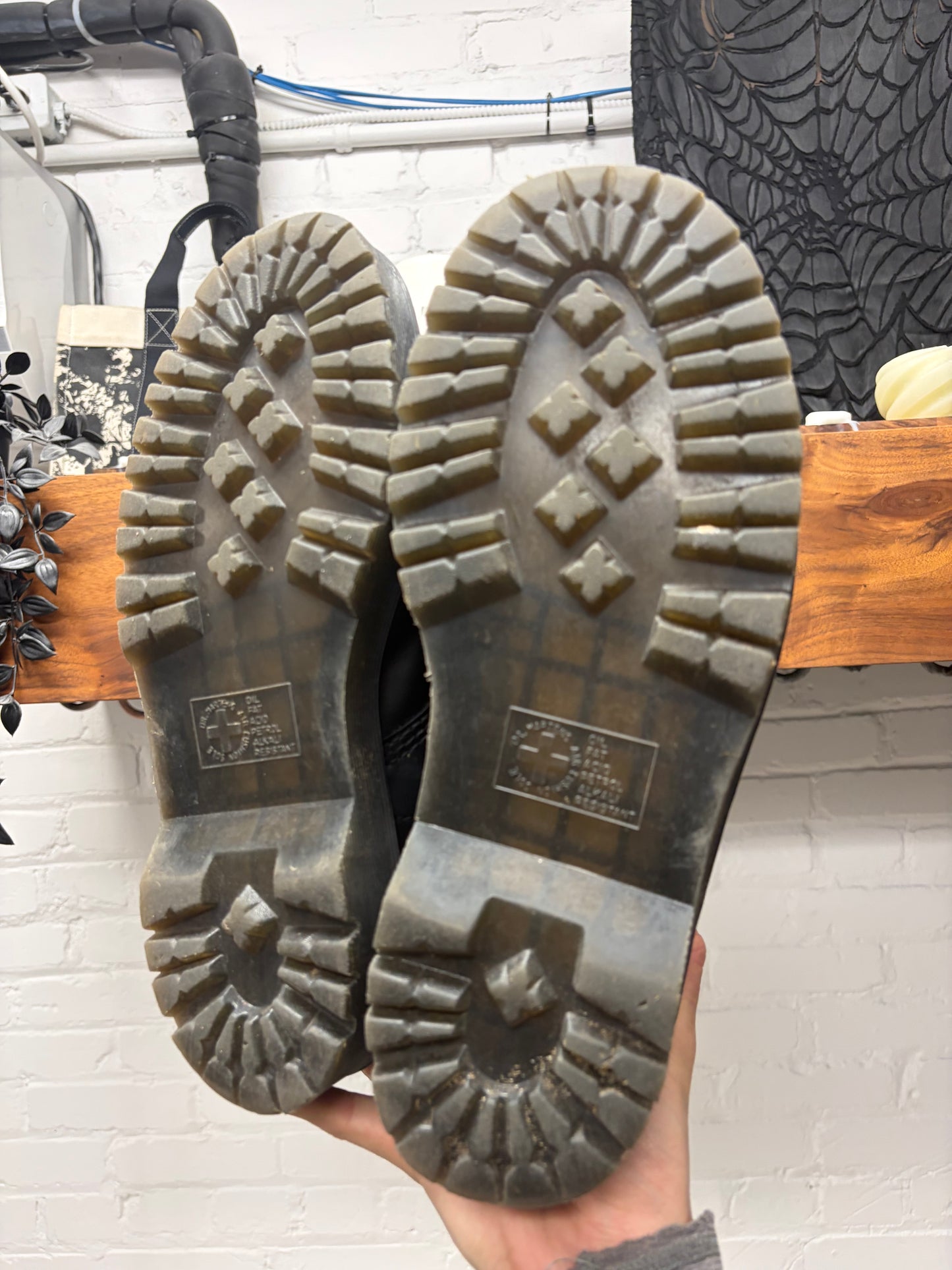 Rick Owens x Doc Martens ‘1460 Bex’ Pentagram Lace Black Leather Boots