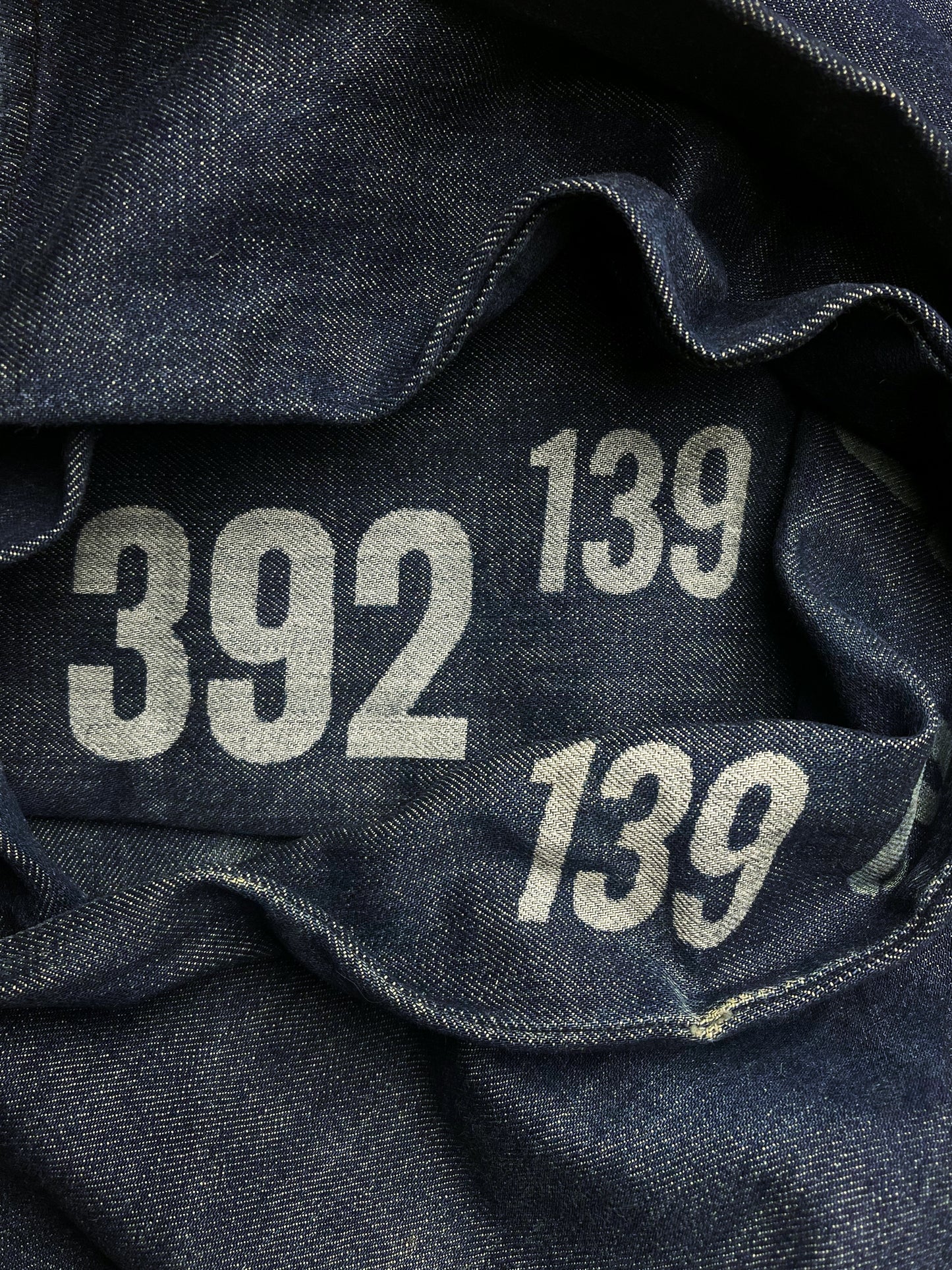 AW2005 Comme Des Garcons Homme Plus Numbers Denim