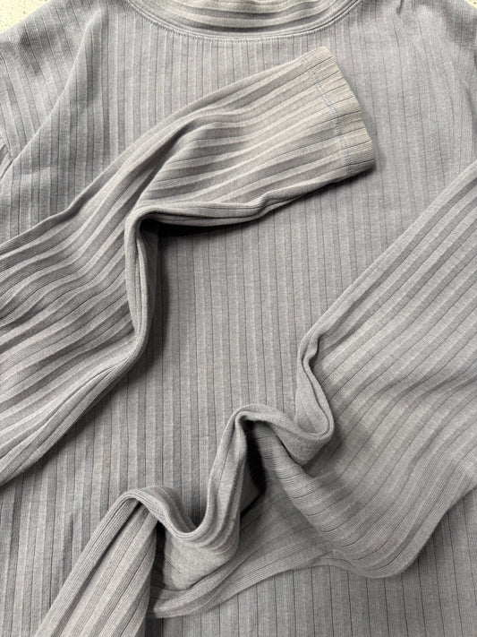 Marni Ribbed ‘Plum’ Grey/Purple Long Sleeve Top