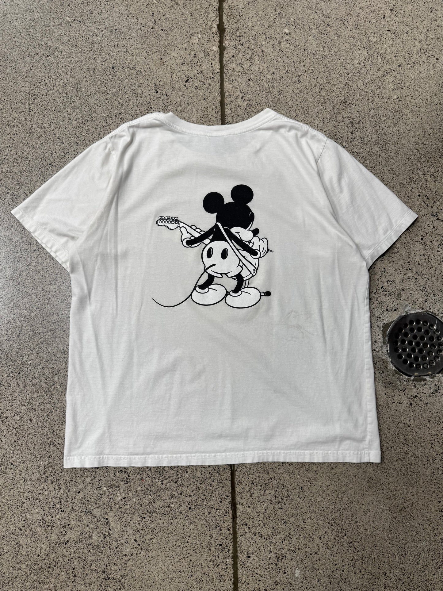 Number (N)ine ‘Mickey’ Guitar Player Graphic T-Shirt