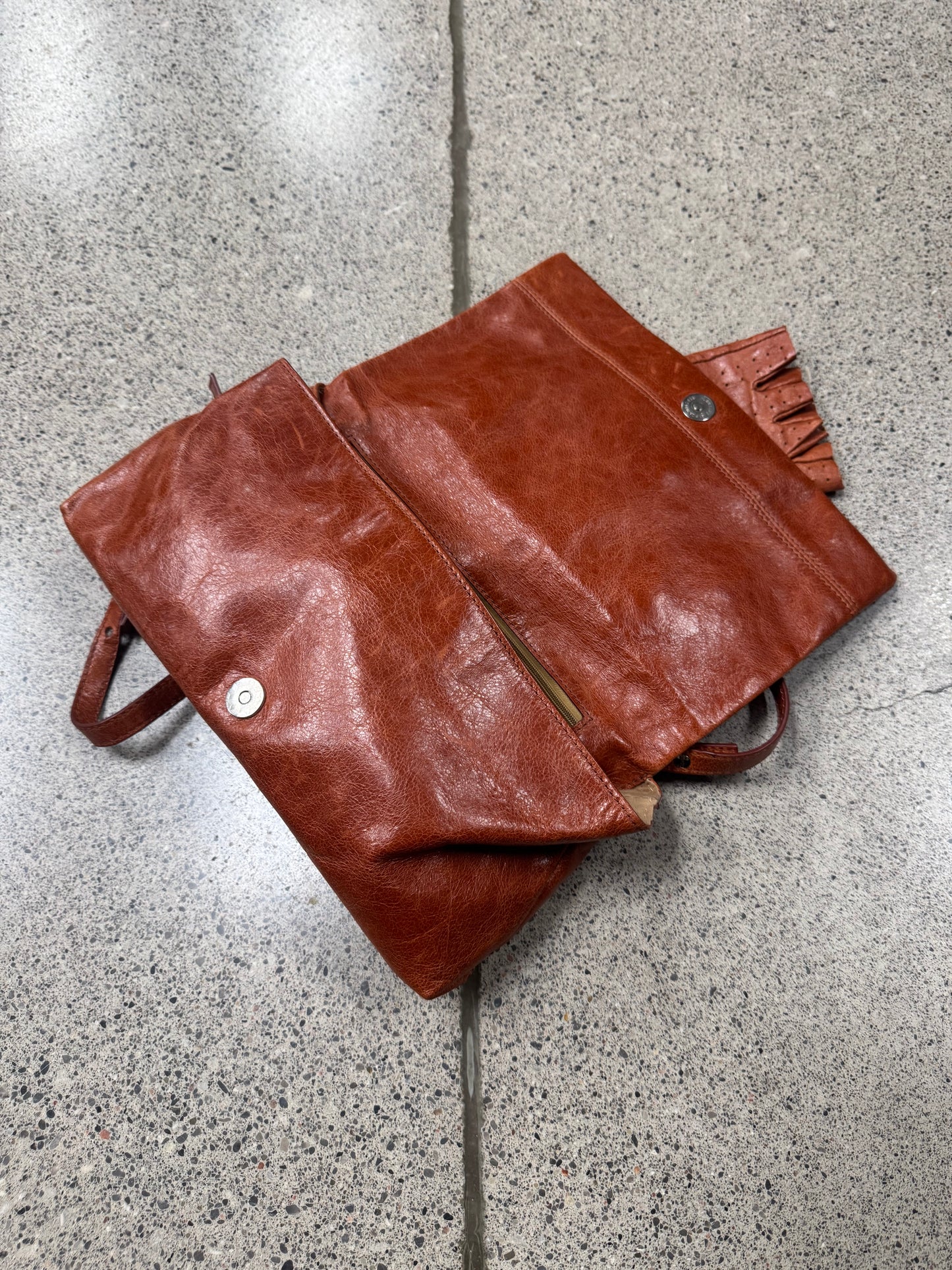 Alexander McQueen ‘Faithful’ Leather Glove Clutch/Crossbody Bag