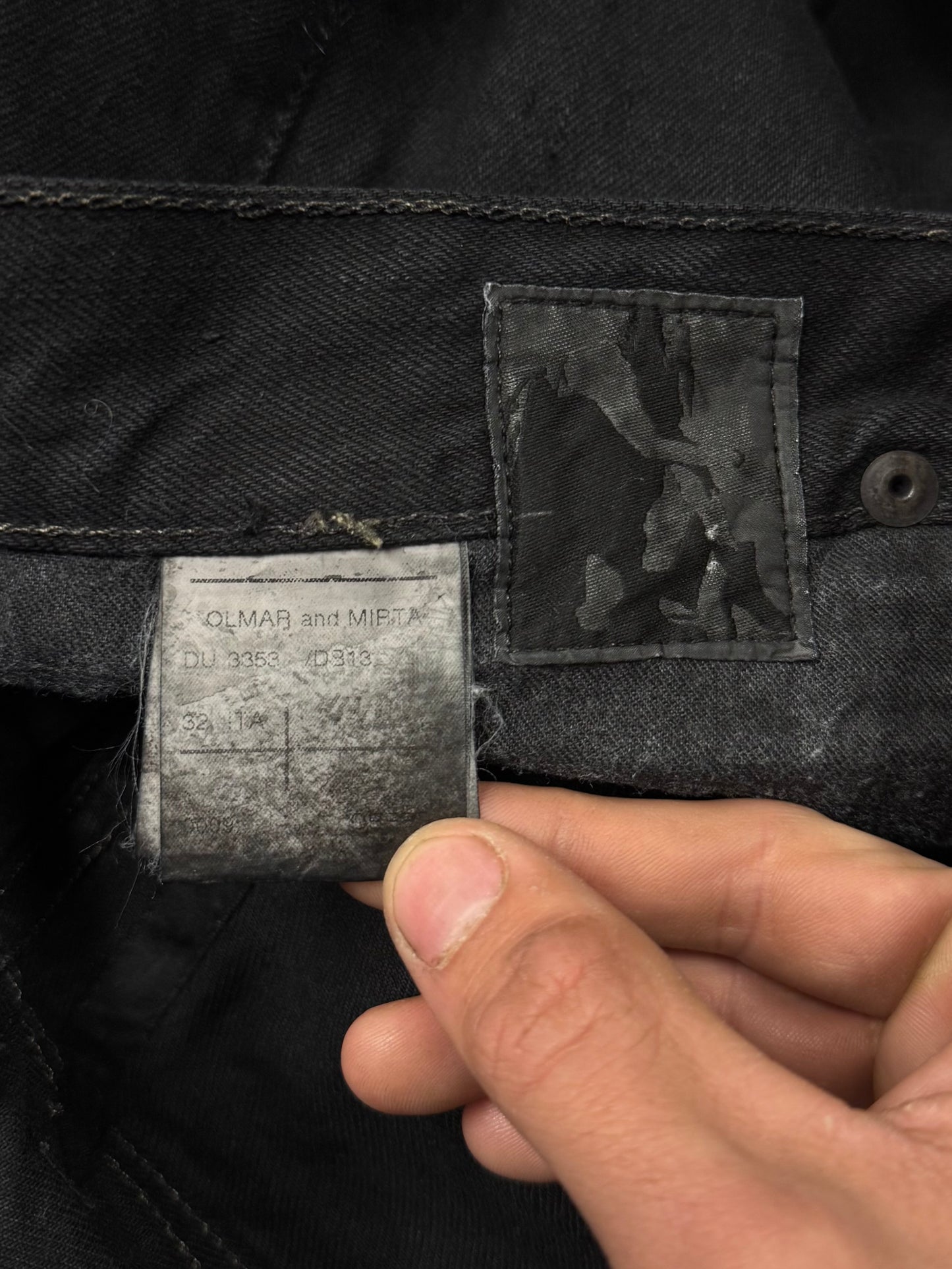 Rick Owens Olmar & Mirta Era ‘Detroit Cut’ Black Denim