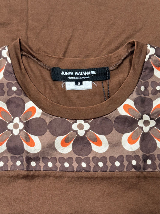 SS2009 Junya Watanabe ‘Floral’ Brown T-Shirt