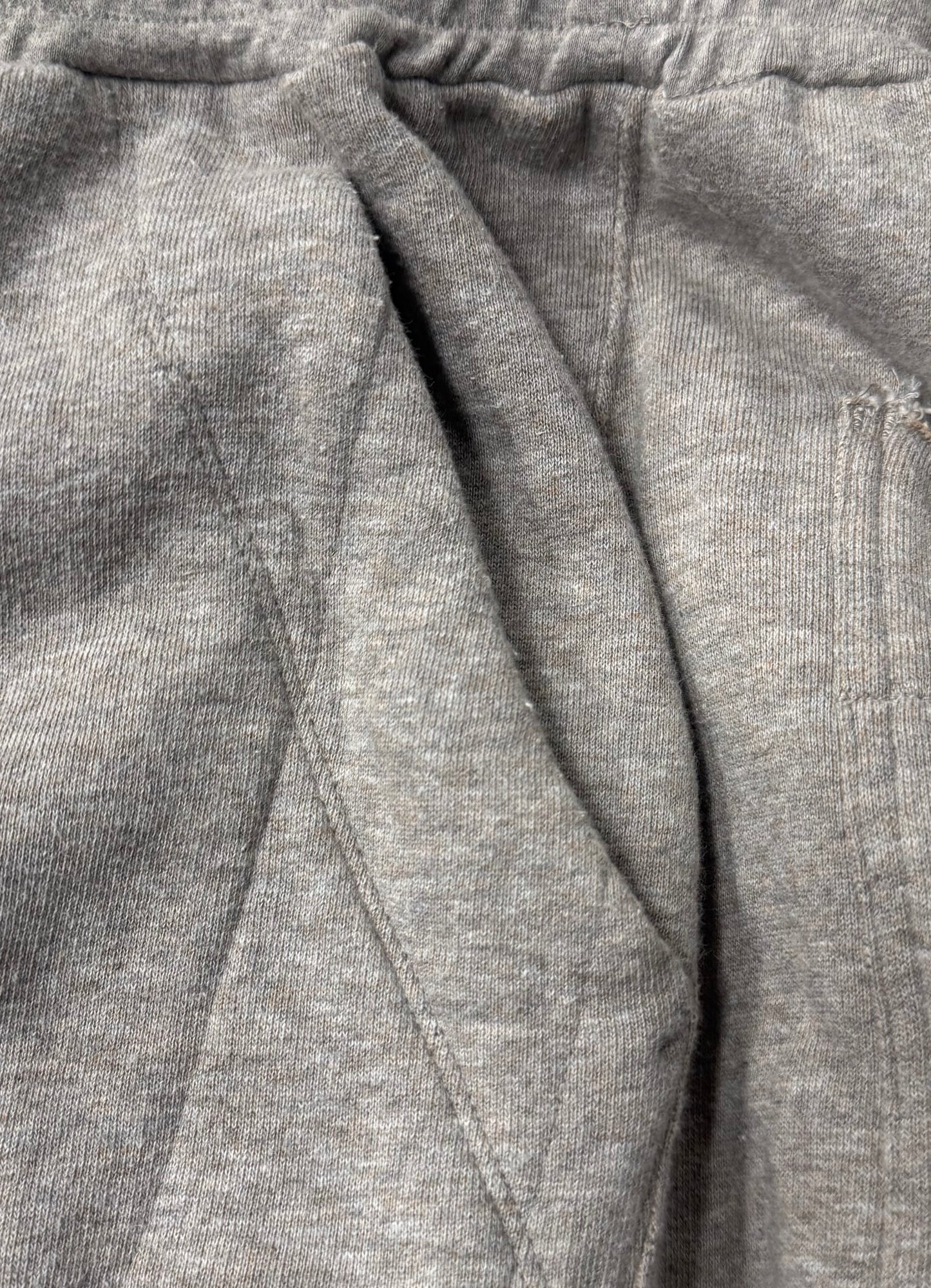 AW2020 Julius ‘Speckled Grey’ Drawstring Cotton Sweat-Shorts