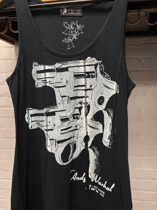 Hysteric Glamour by Andy Warhol ‘Pistols Print’ Black Cotton Dress