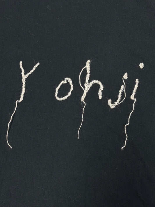 Yohji Yamamoto Mainline ‘Threadbare’ Embroidered T-Shirt