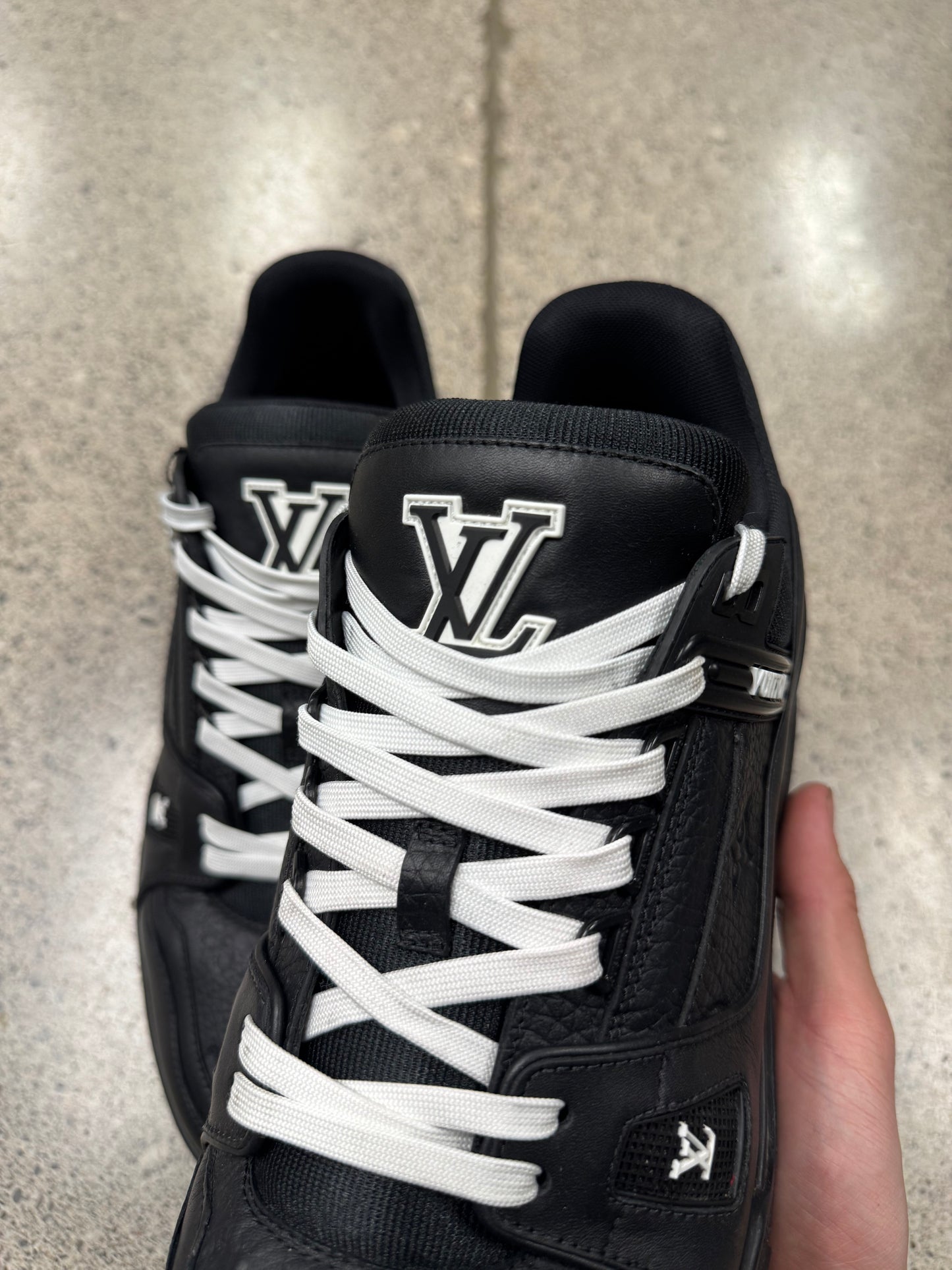 Louis Vuitton ‘Embossed Monogram’ Leather LV Trainers