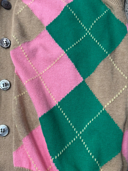 2008 Junya Watanabe ‘Diamond’ Knit Sleeveless Cardigan