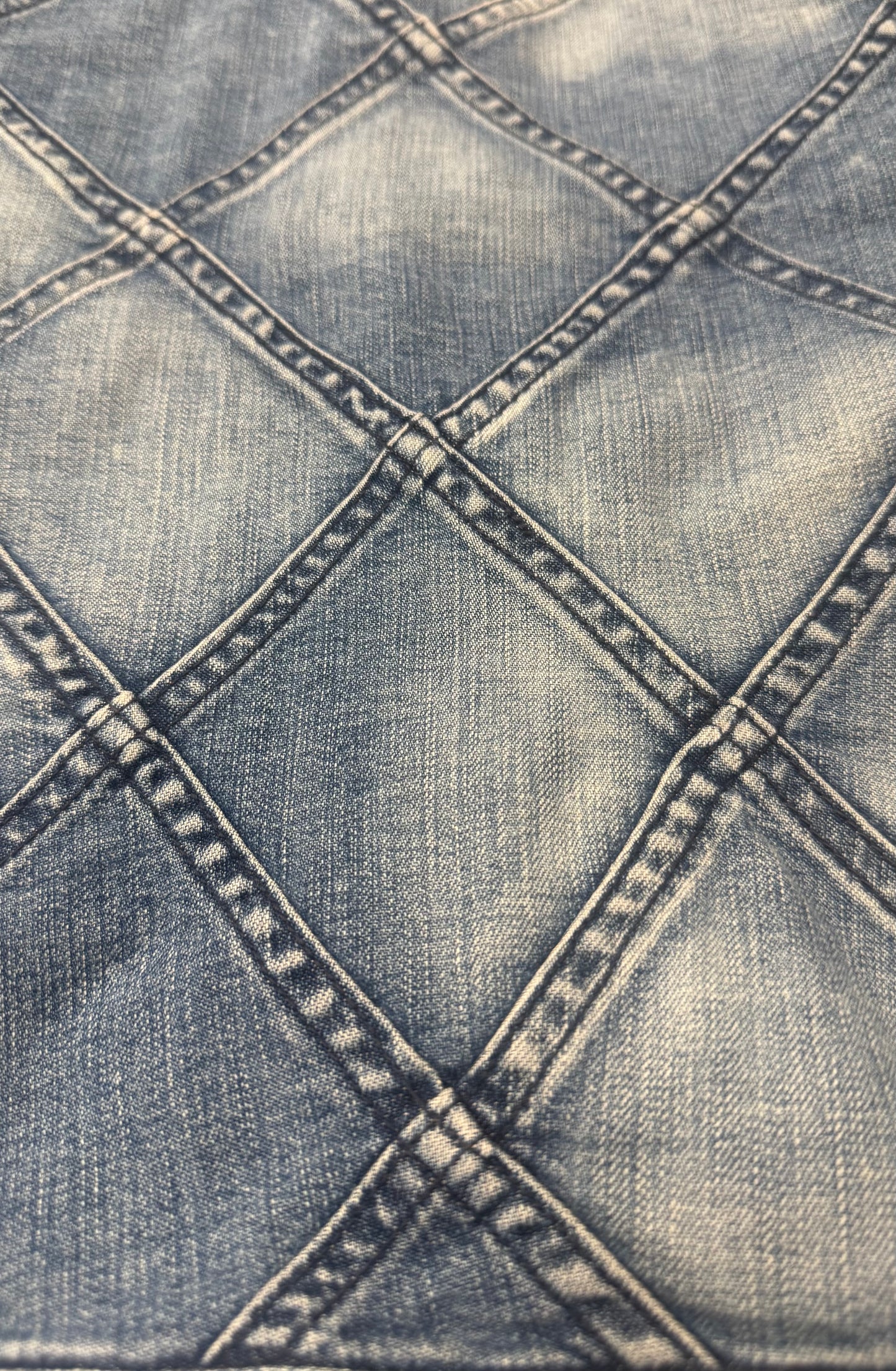 SS2002 Junya Watanabe ‘Diamond’ Quilted Denim Trucker Jacket