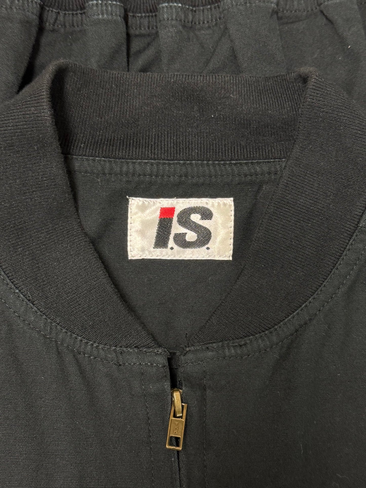 Vintage Issey Miyake ‘I.S. Sport’ Logo Black Bomber Jacket