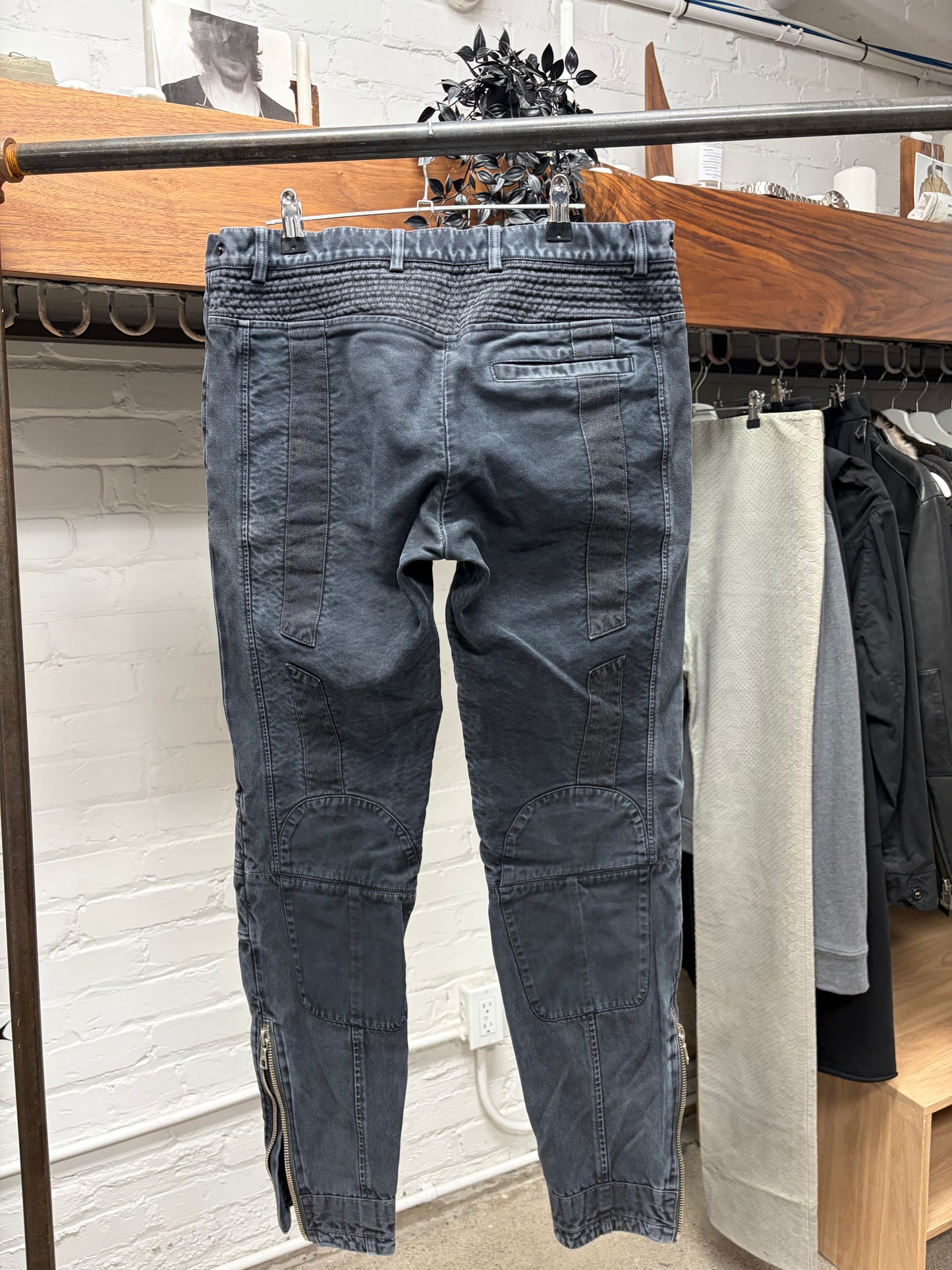 Dries Van Noten ‘Rustic Blue’ Biker Denim